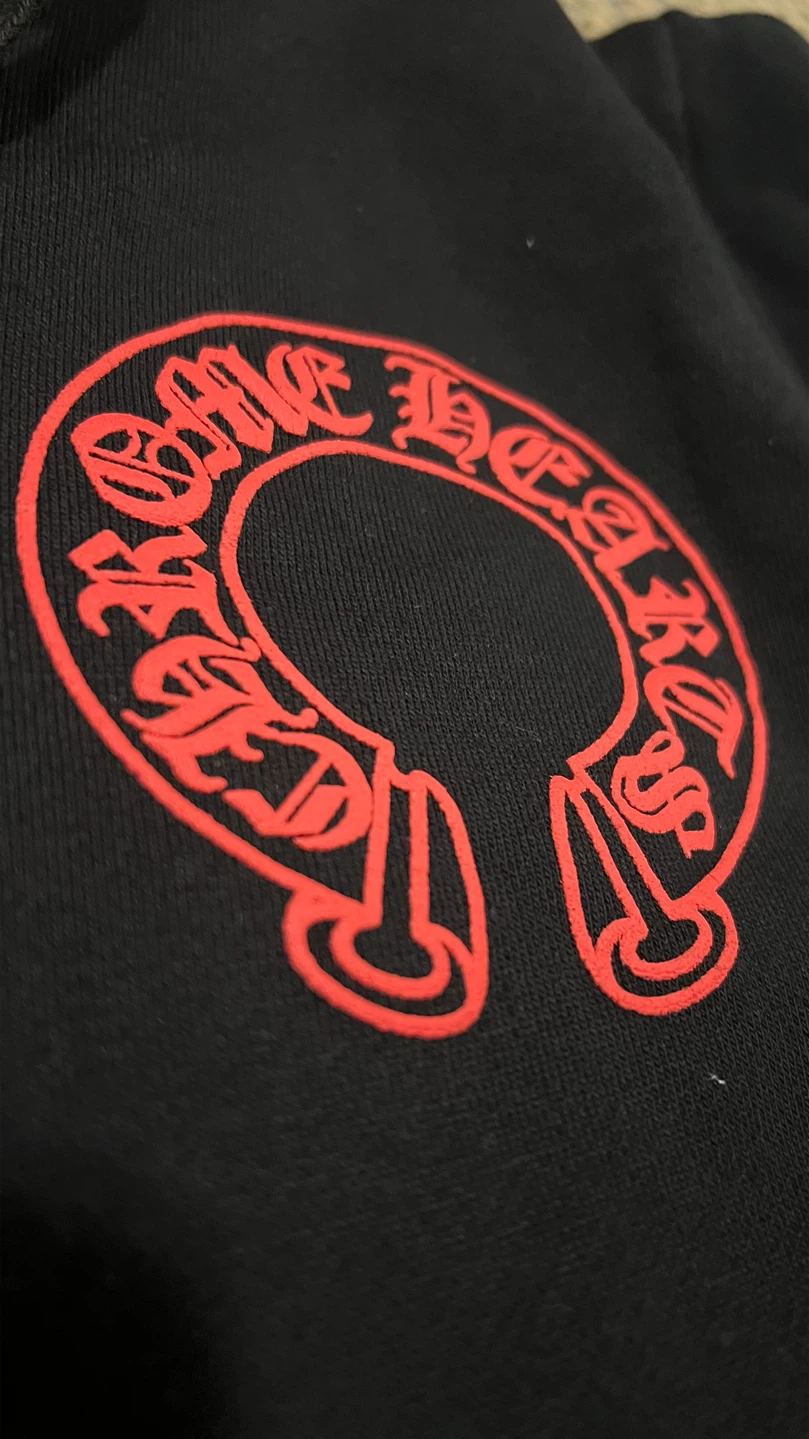 Black Chrome Hearts Zip-Up Hoodie - photo 3