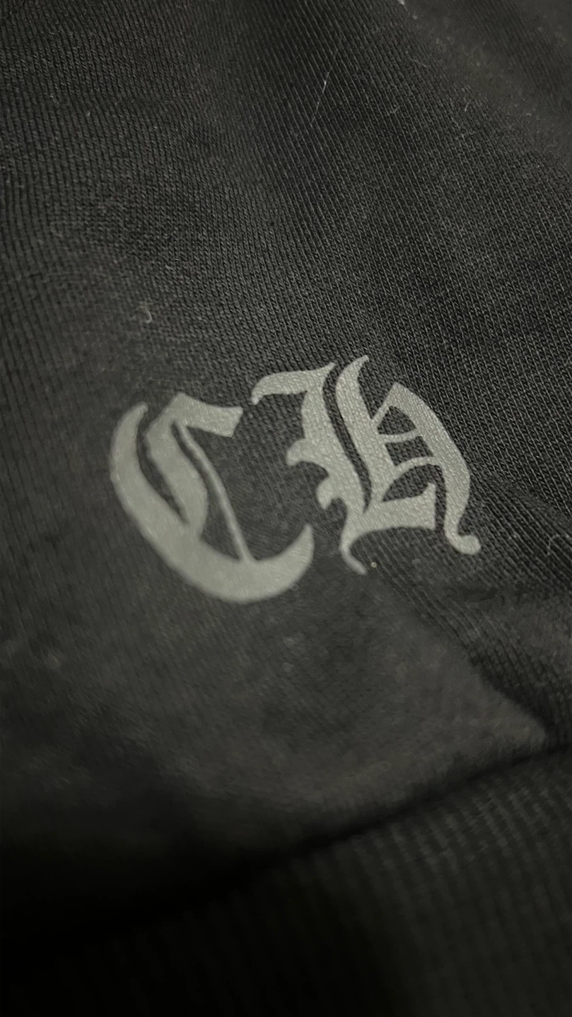 Black Chrome Hearts Zip-Up Hoodie - photo 5