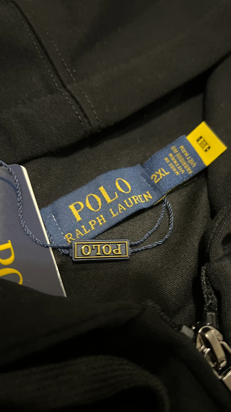 Black Ralph Lauren Zip-Up Hoodie - photo 5