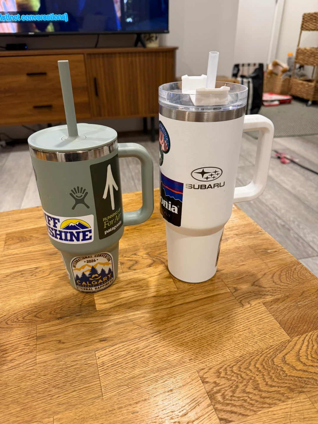 2 x1 Hydro Flask and Subaru cold insulated