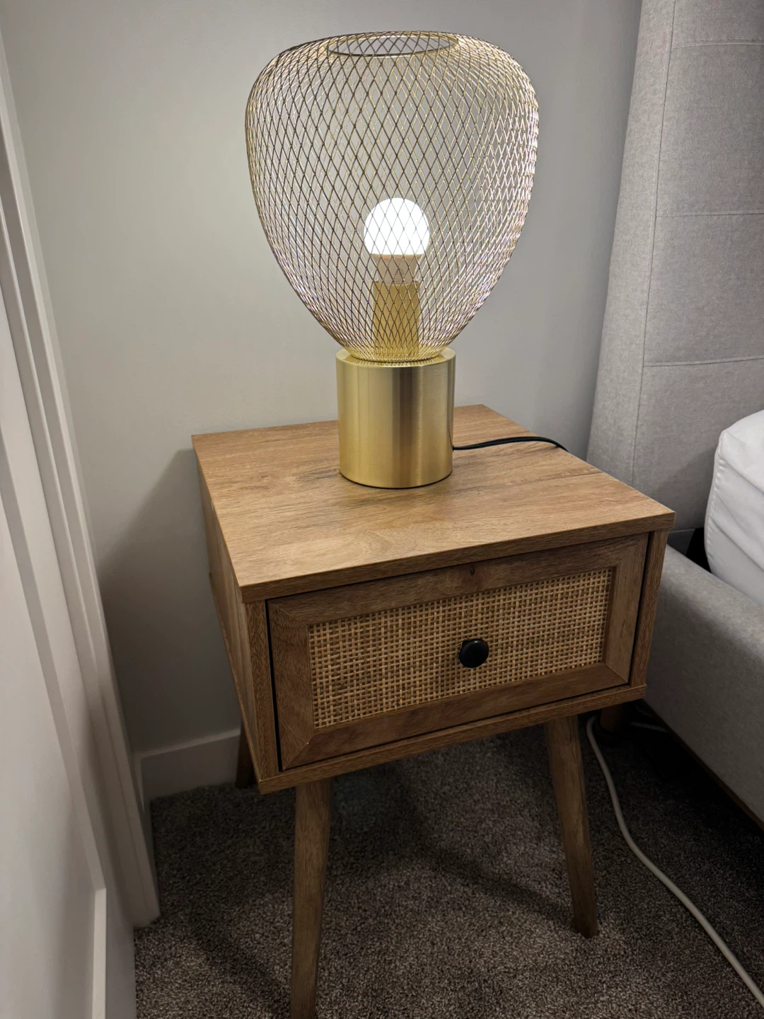 Structube JETT end table with storage