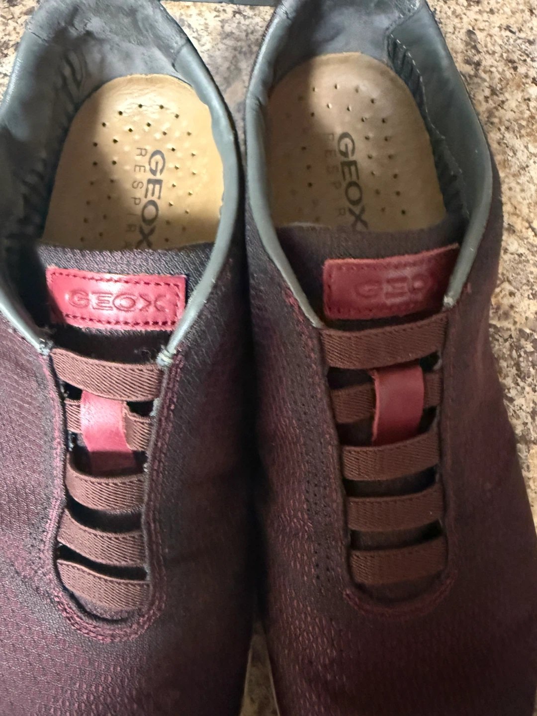 Geox Burgundy Slip-On Sneakers - photo 2