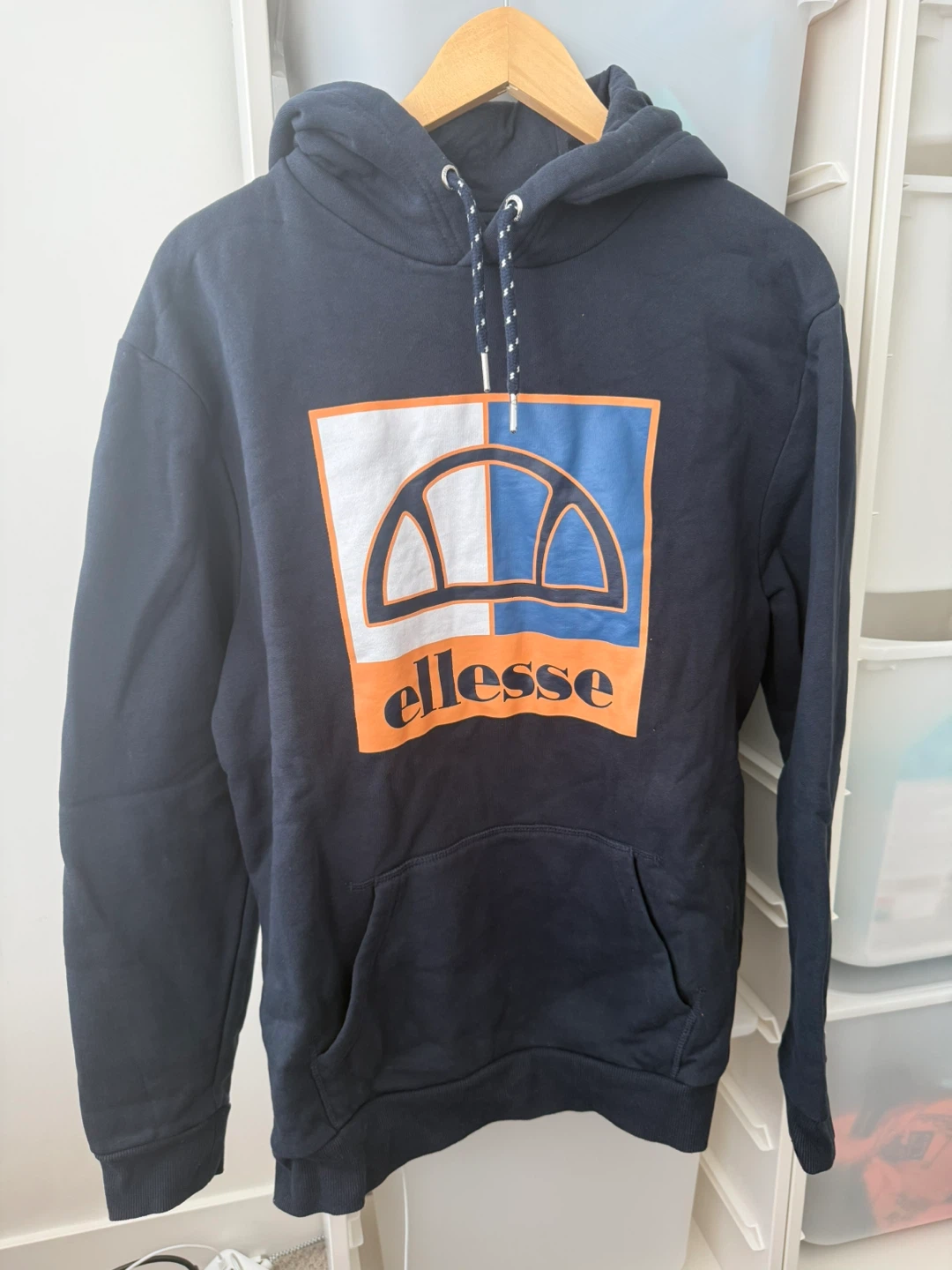 Ellesse Navy Blue Hoodie - XL
