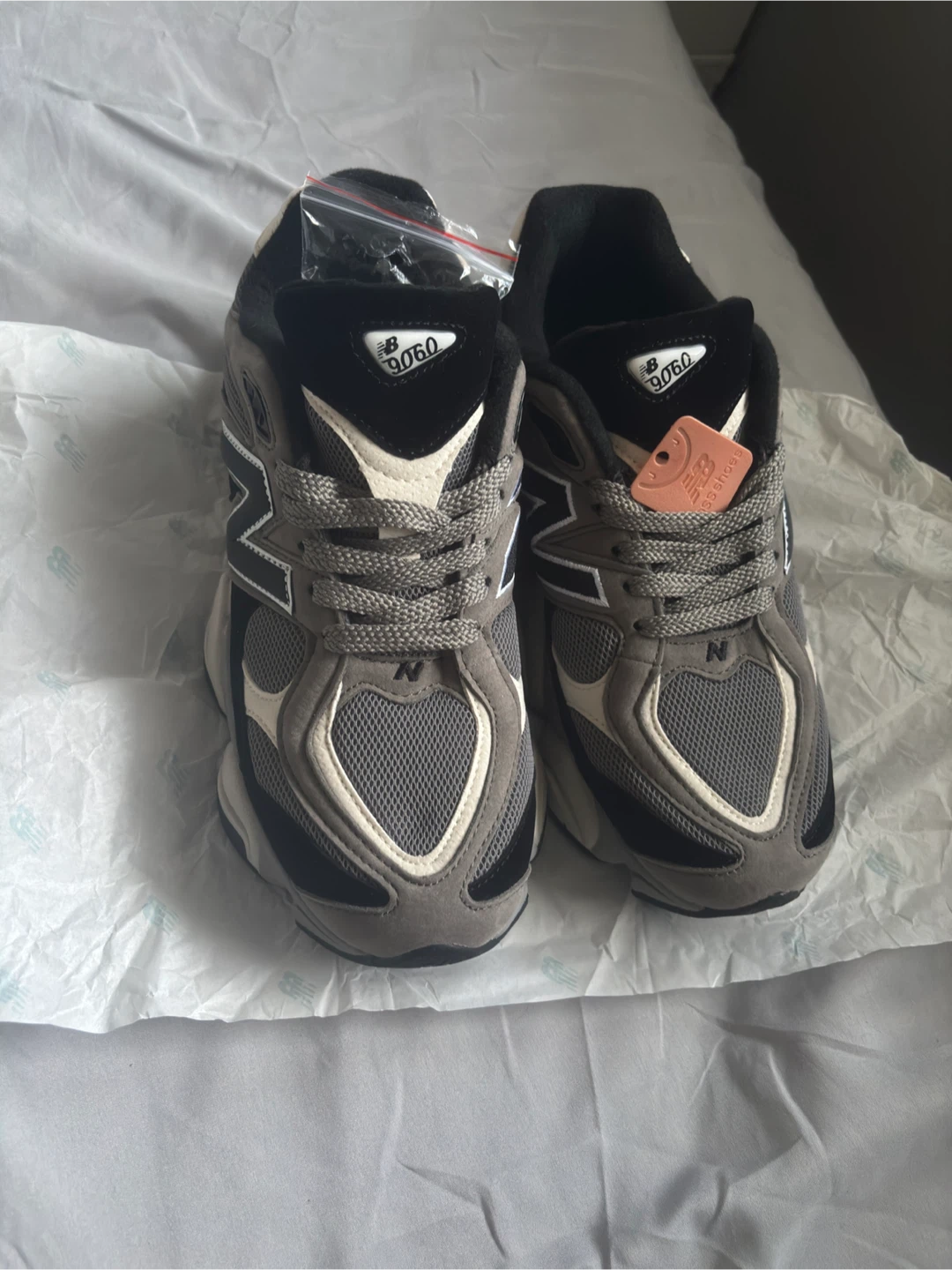New Balance 9060 Grey/Black Sneakers