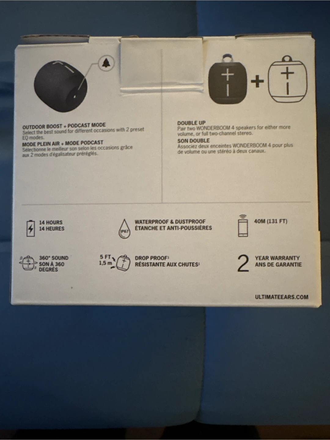 Ultimate Ears WONDERBOOM 4 Portable Bluetooth Speaker - photo 2