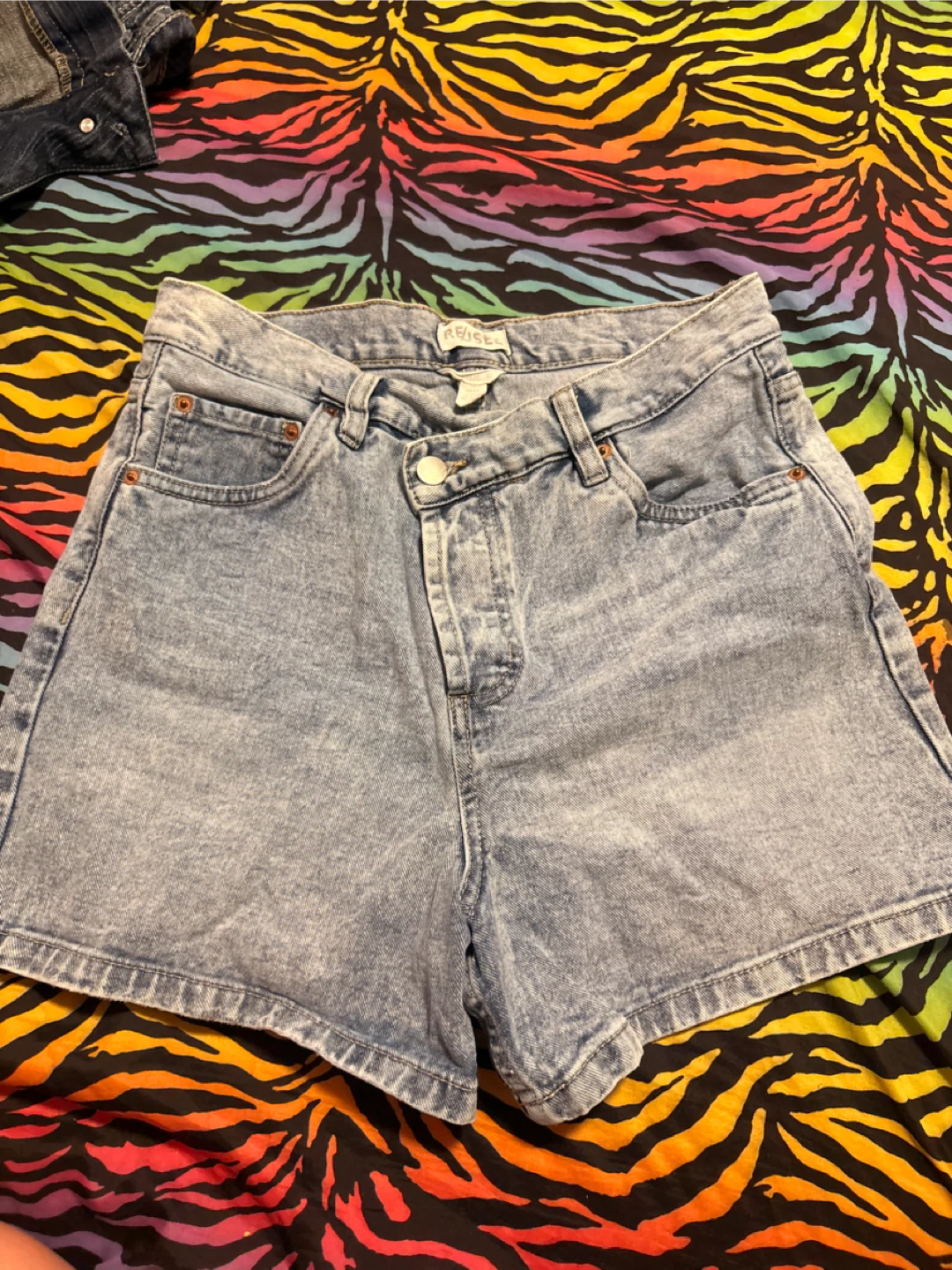 REUSED Denim Shorts Size 5