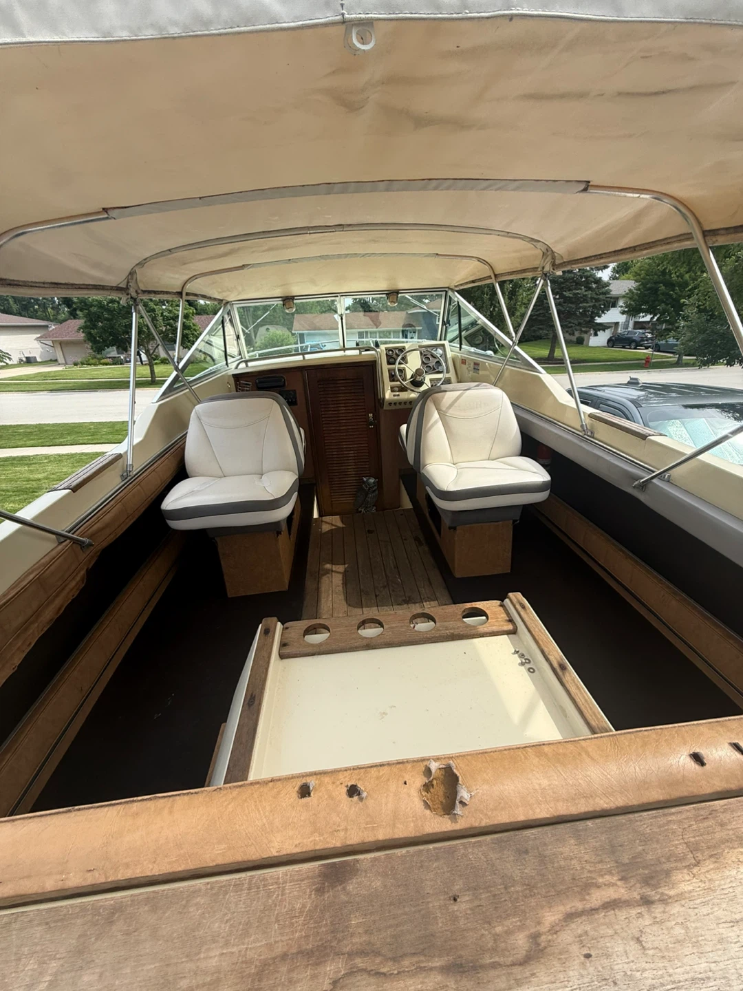 1977 Tiara 2000 with trailer newer tires - photo 3