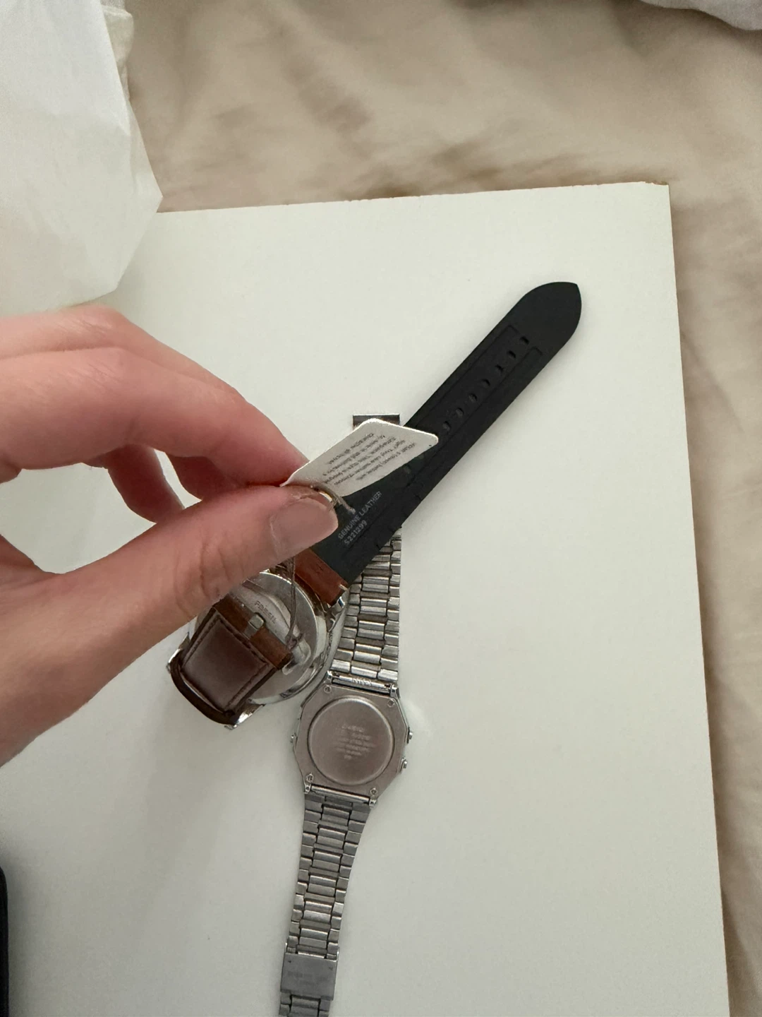 Fossil Automatic Watch with Brown Leather Strap - photo 2