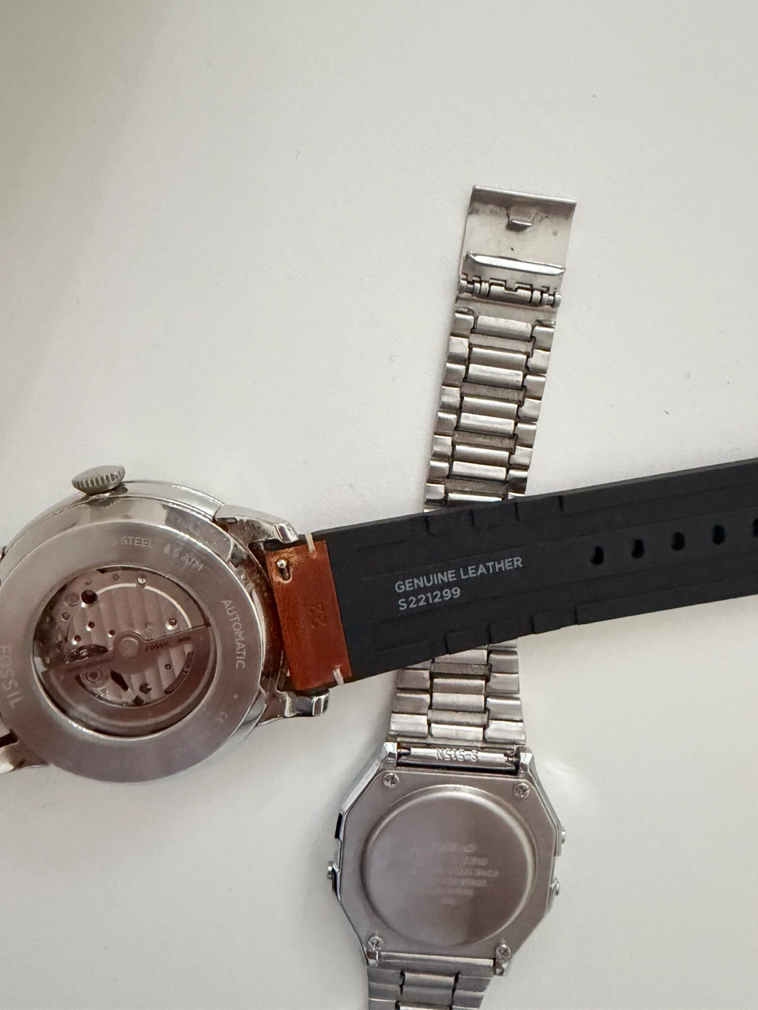 Fossil Automatic Watch with Brown Leather Strap - photo 3