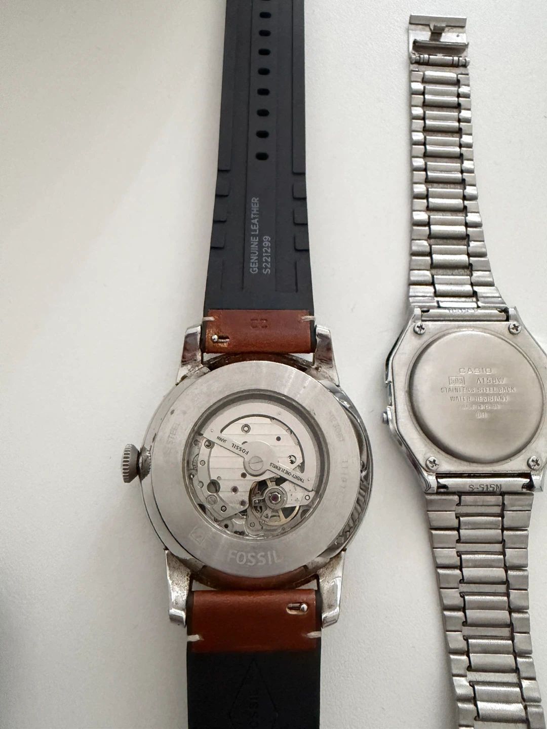 Fossil Automatic Watch with Brown Leather Strap - photo 4