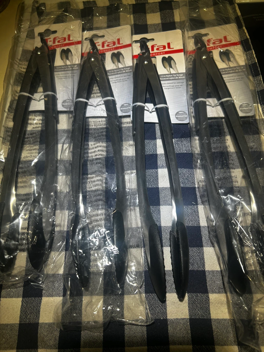 T-fal 12 inch Nylon Tip Tongs