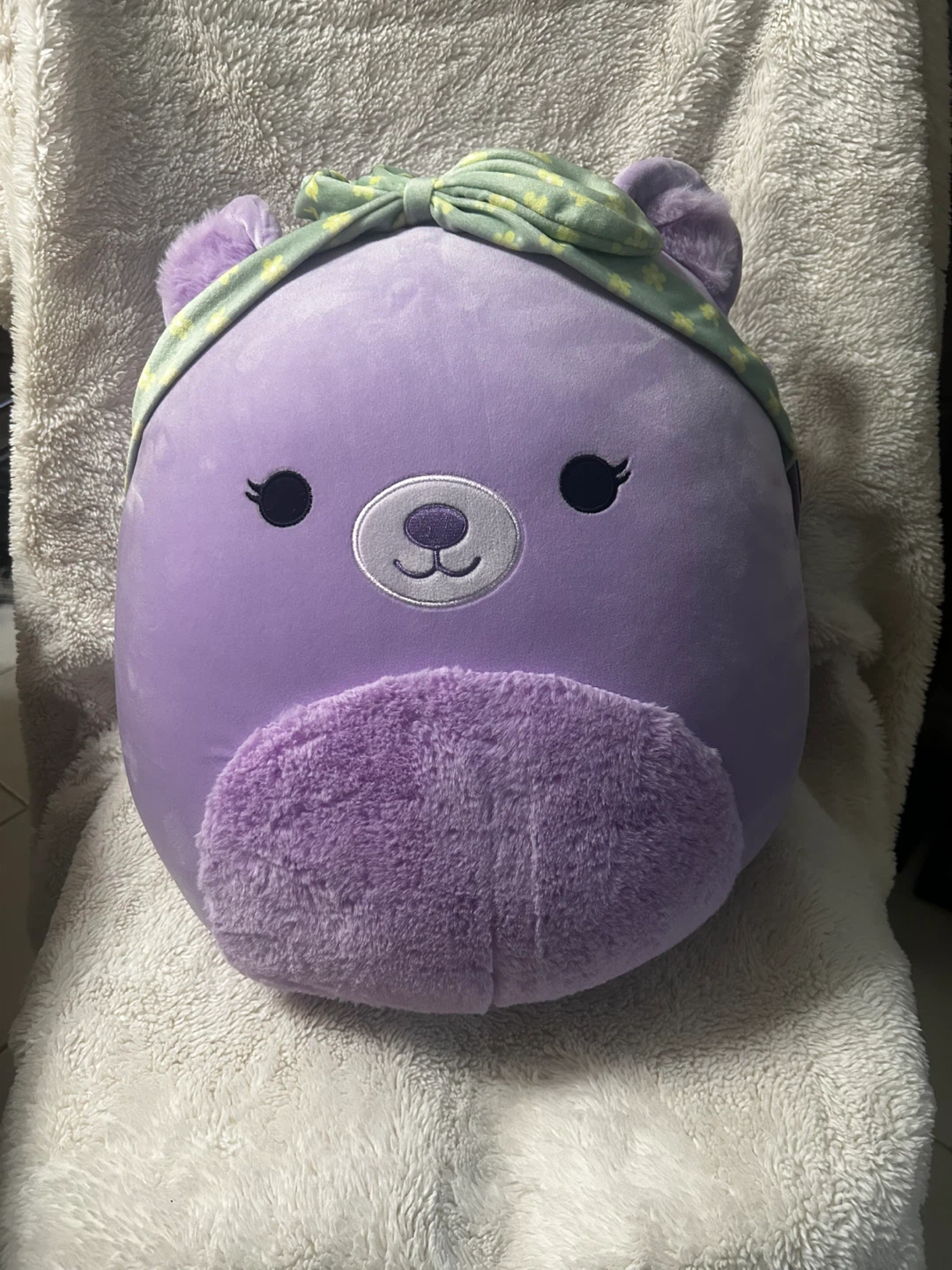 20” Squishmallows Silvy Purple Bear Plush Toy