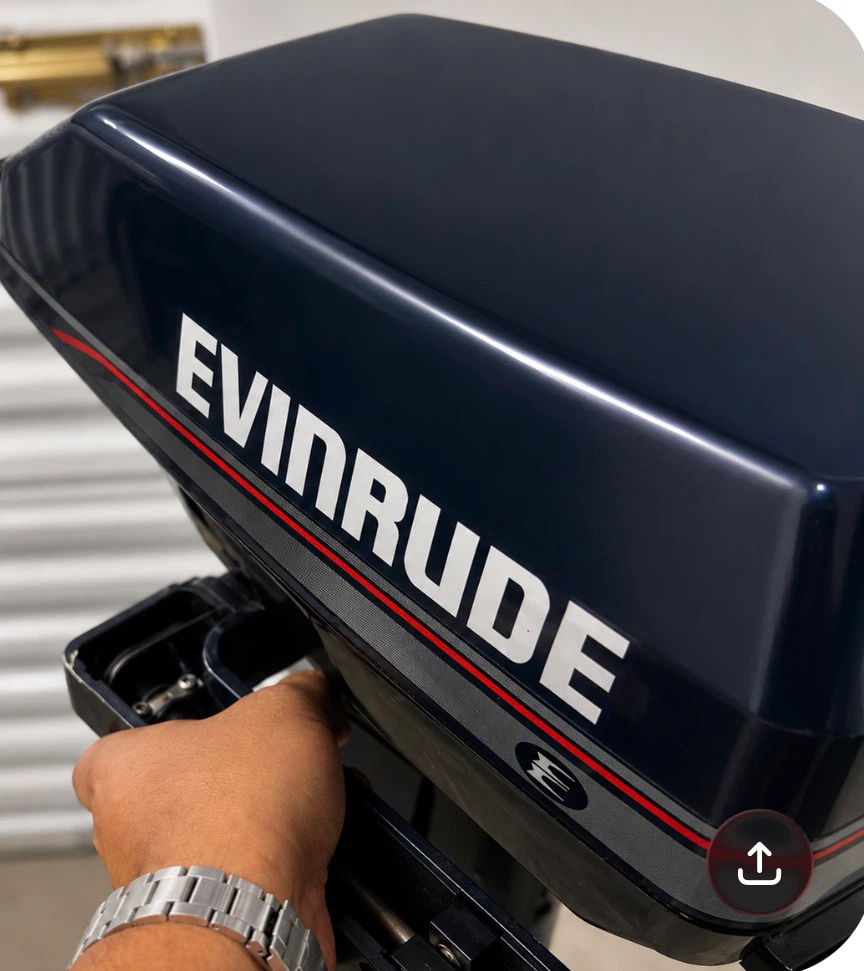 Seaworthy Inflatable Boat with Evinrude Motor - photo 3