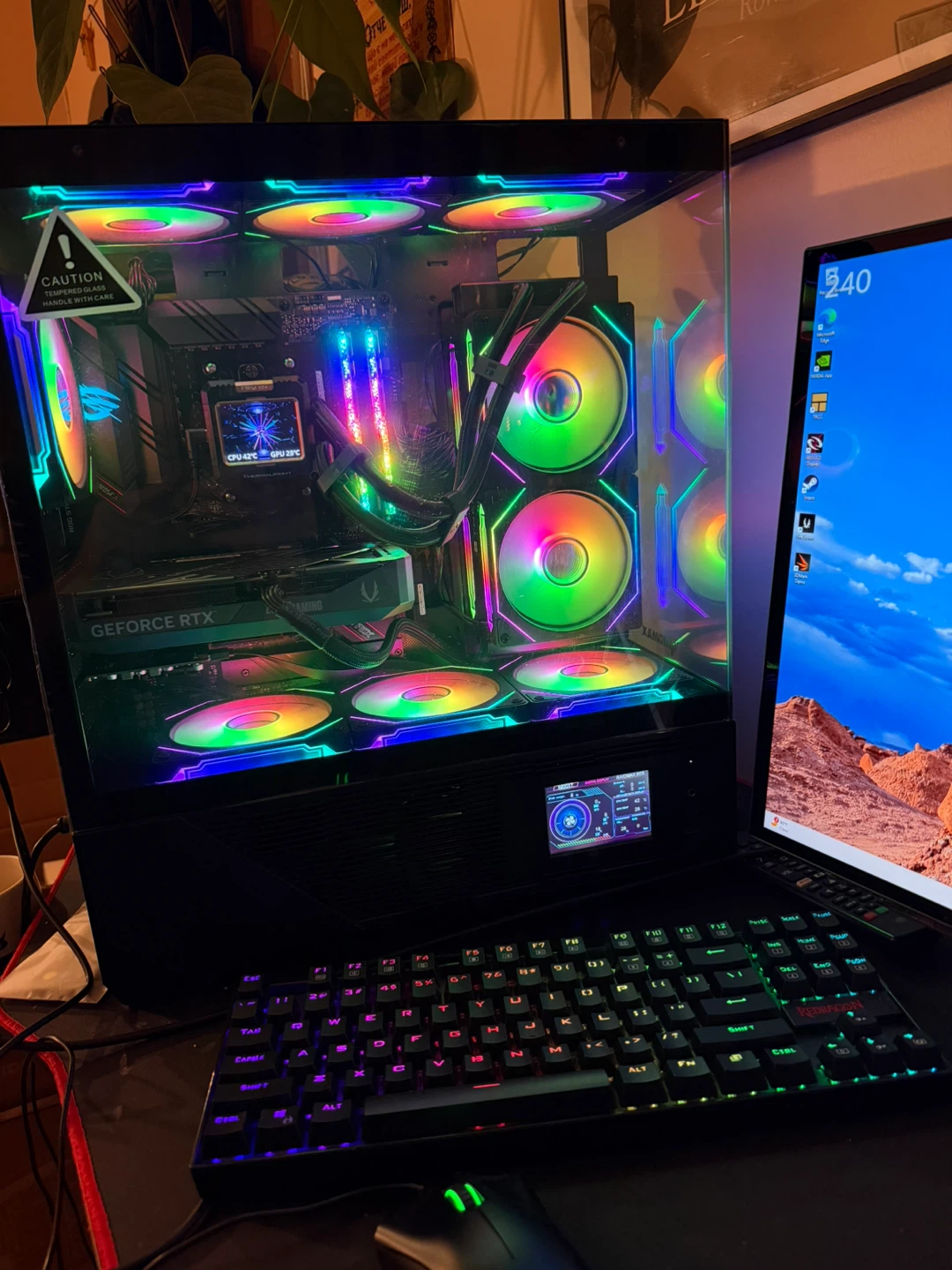 Gaming PC RTX 5060 Ti 16GB Ryzen 7 5800XT 32GB 1tb