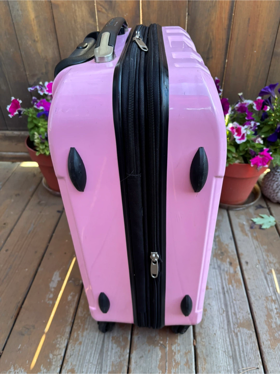 Pink Hardshell Rolling Suitcase - photo 5