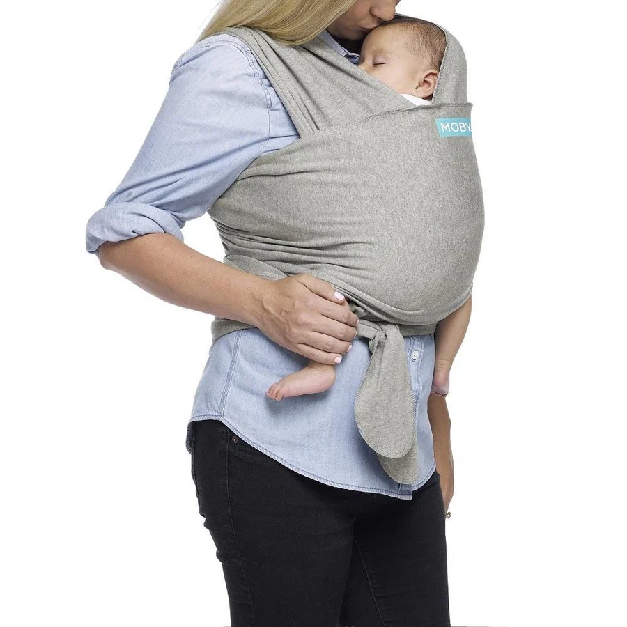 Moby Wrap Baby Carrier - Grey