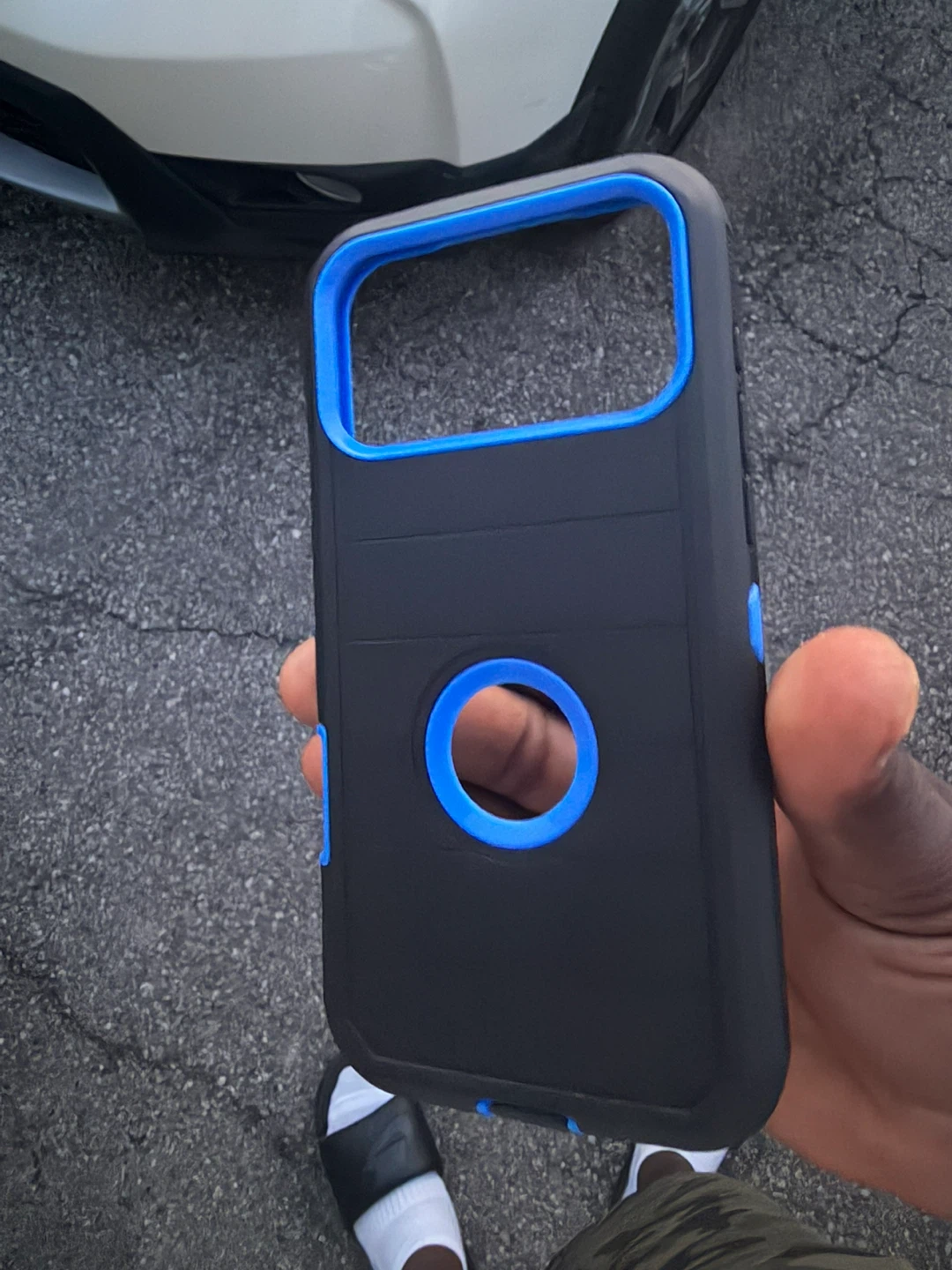 Black and Blue Phone Case