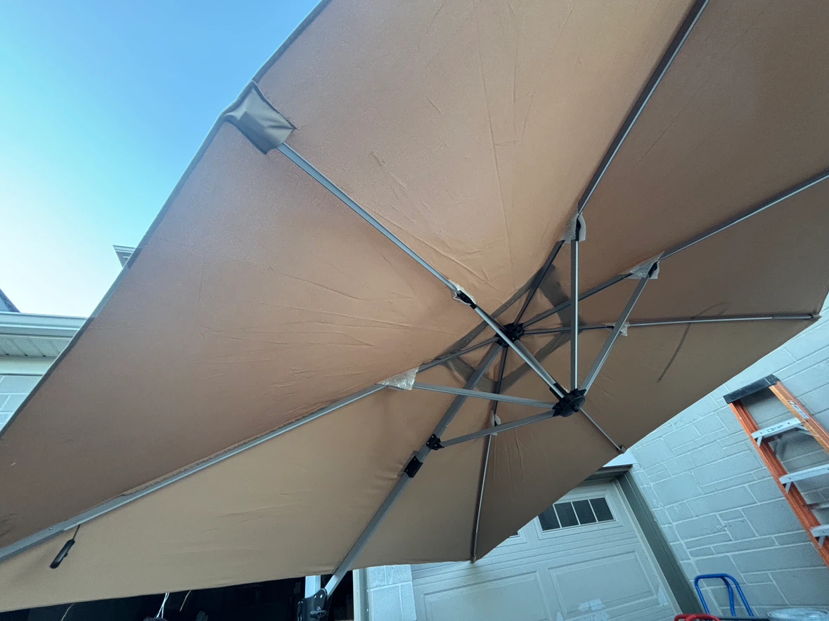 Outdoor Patio Umbrella 10by 10 with LED - photo 4