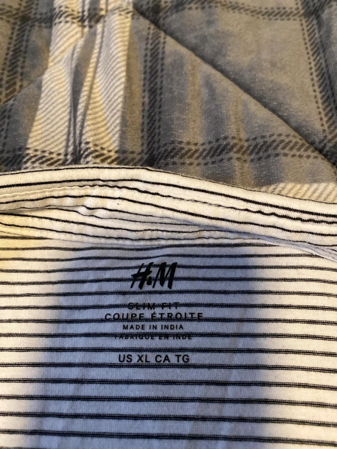 Mens H&M Striped Polo Shirt Size XL - photo 2