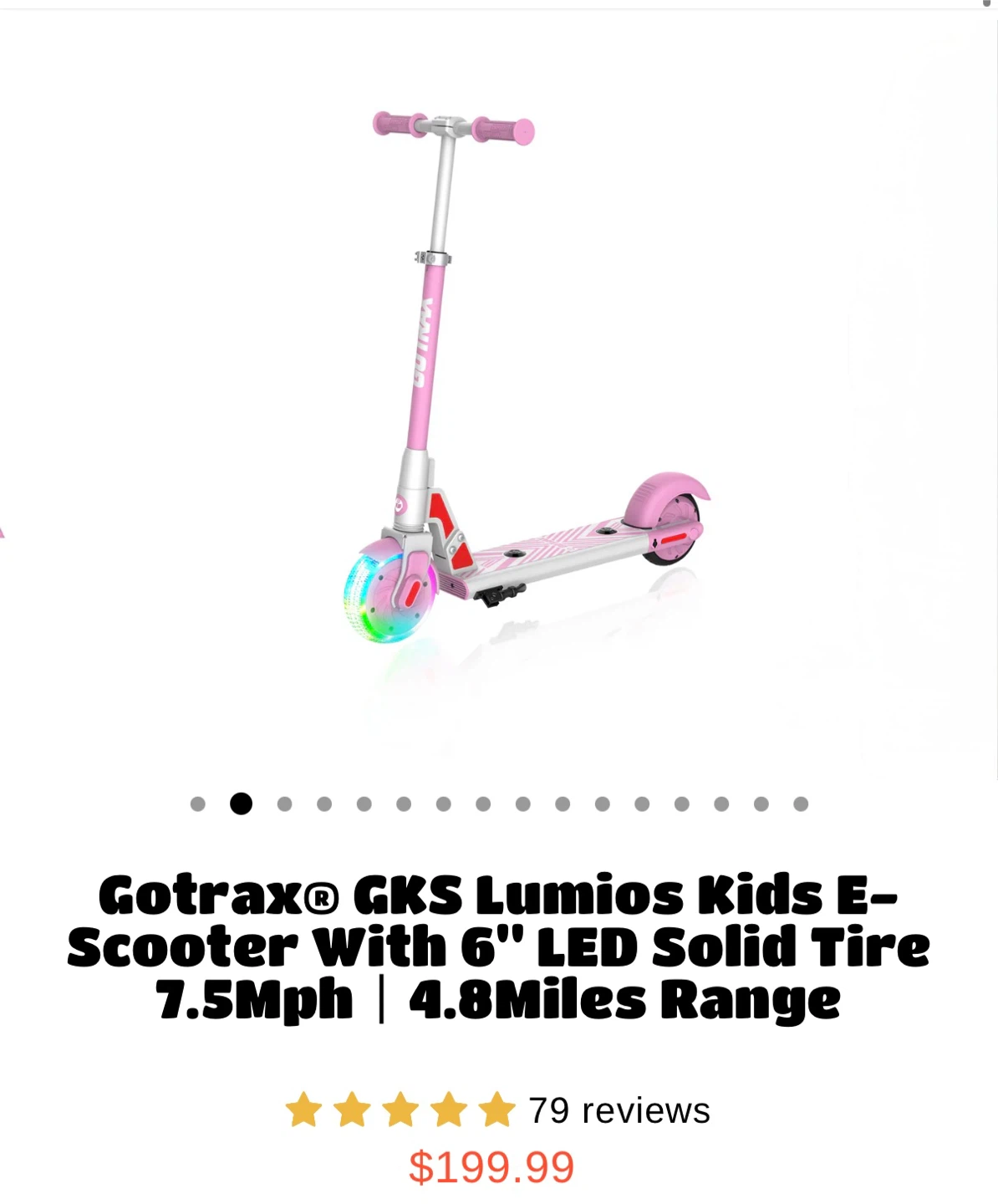 Gotrax® GKS Lumios Kids E-Scooter - photo 3