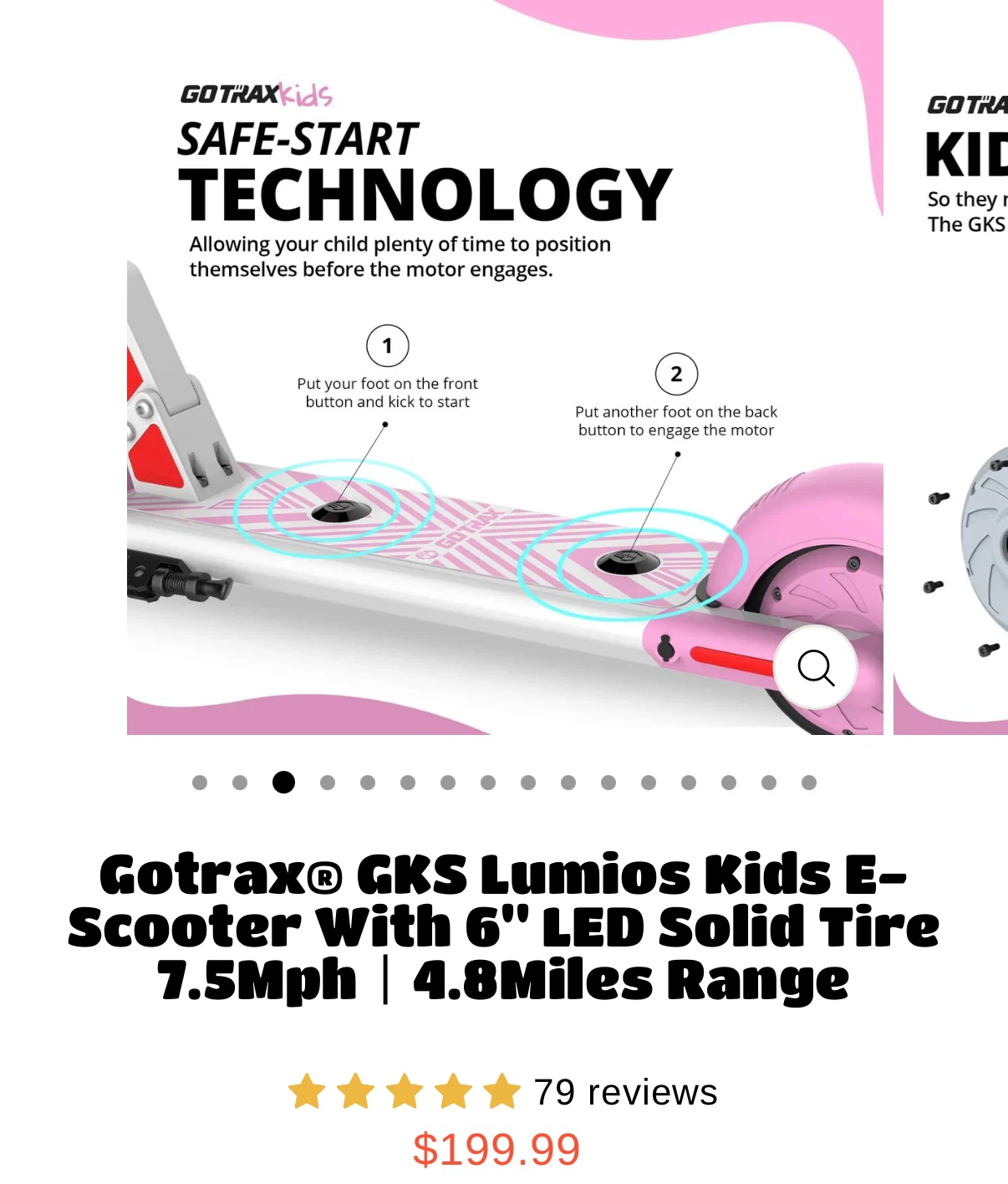 Gotrax® GKS Lumios Kids E-Scooter - photo 4