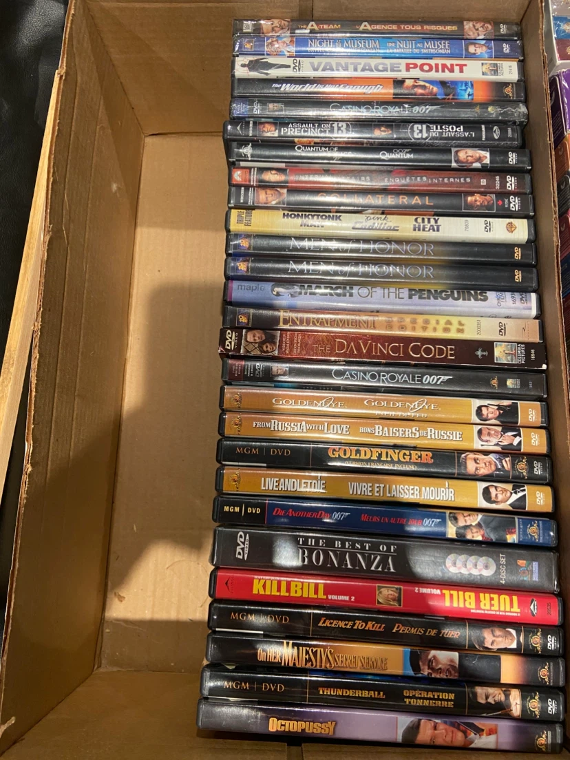 Collection of Assorted DVDs $1 Each