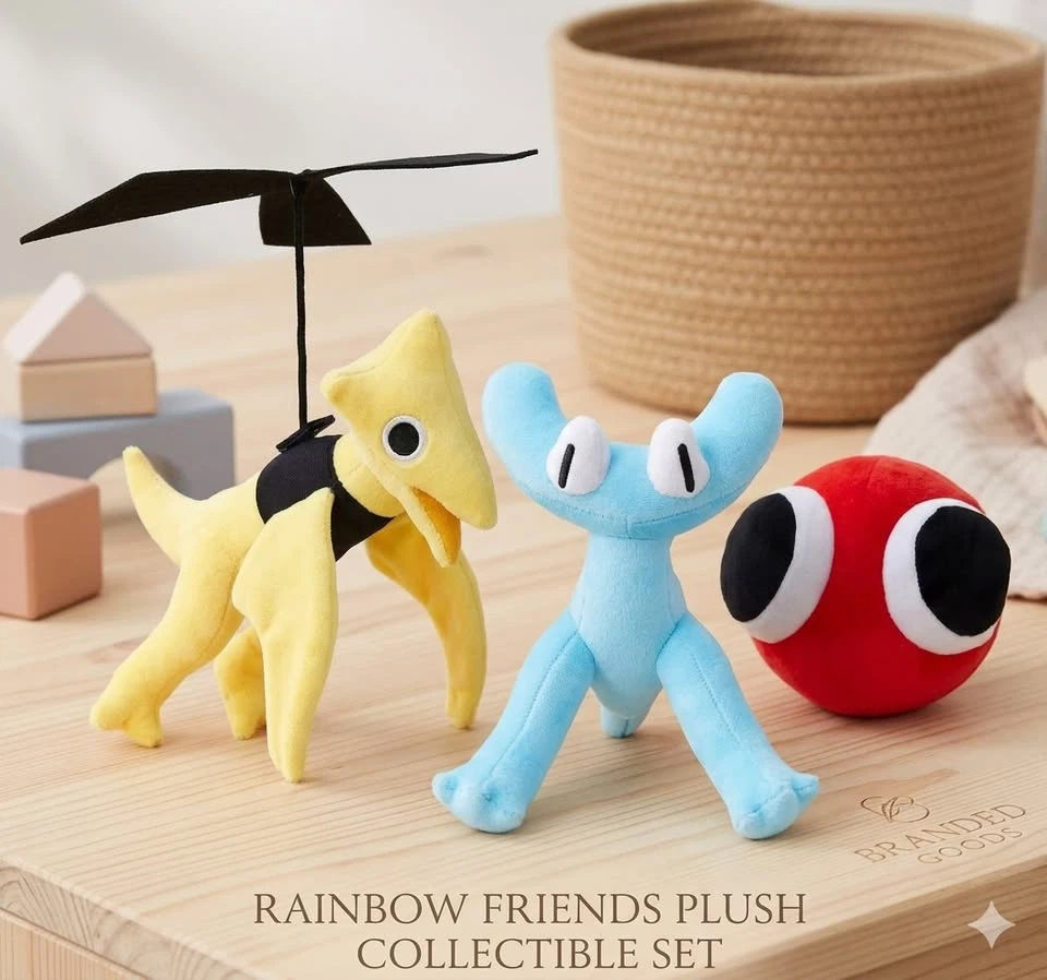 Set of 3  Plush Toys