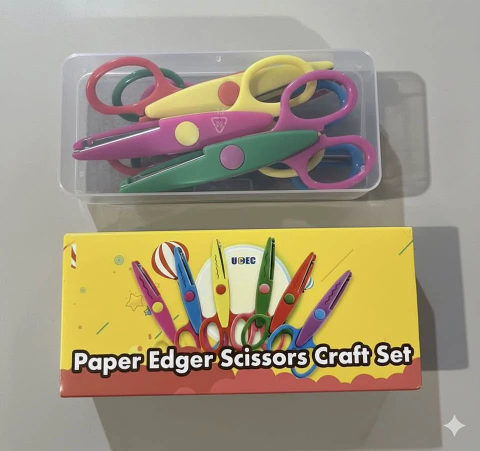 Paper Edger Scissors Craft Set - 6 Different Edgers