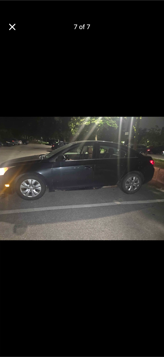 Black Chevrolet Cruze Sedan