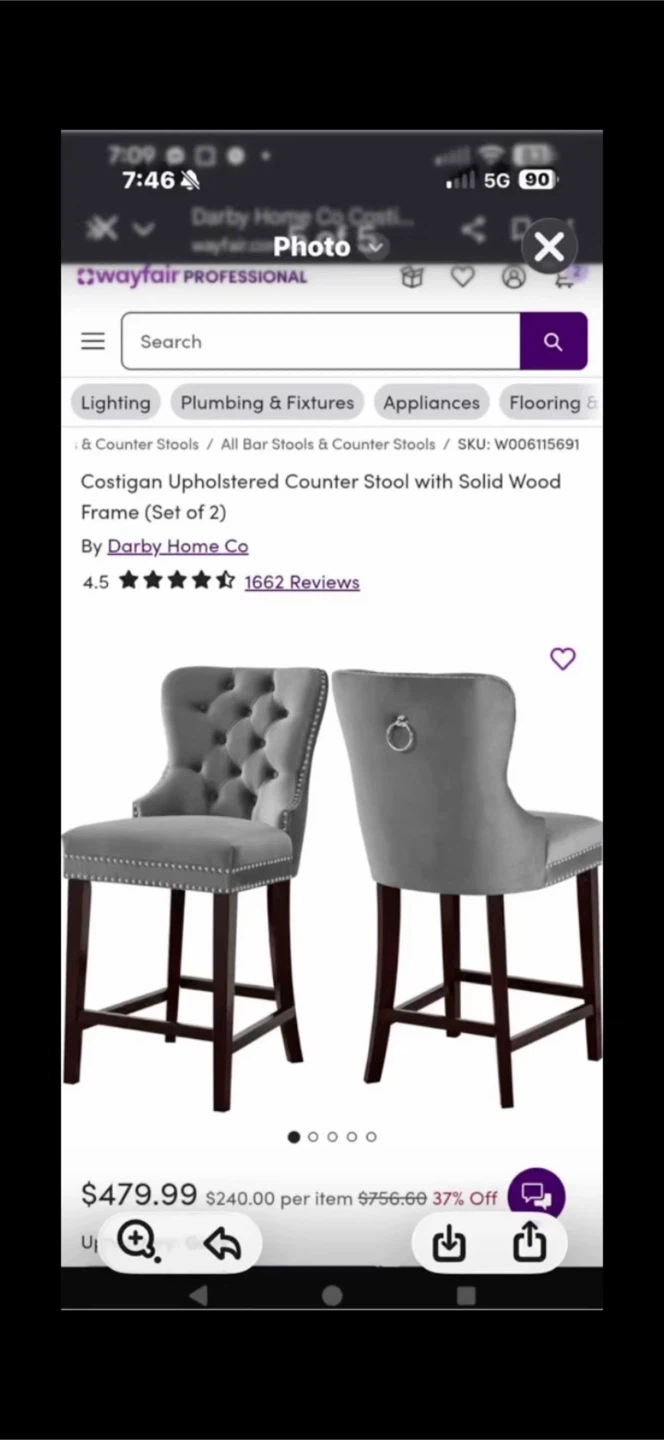 Counter height stools - photo 2
