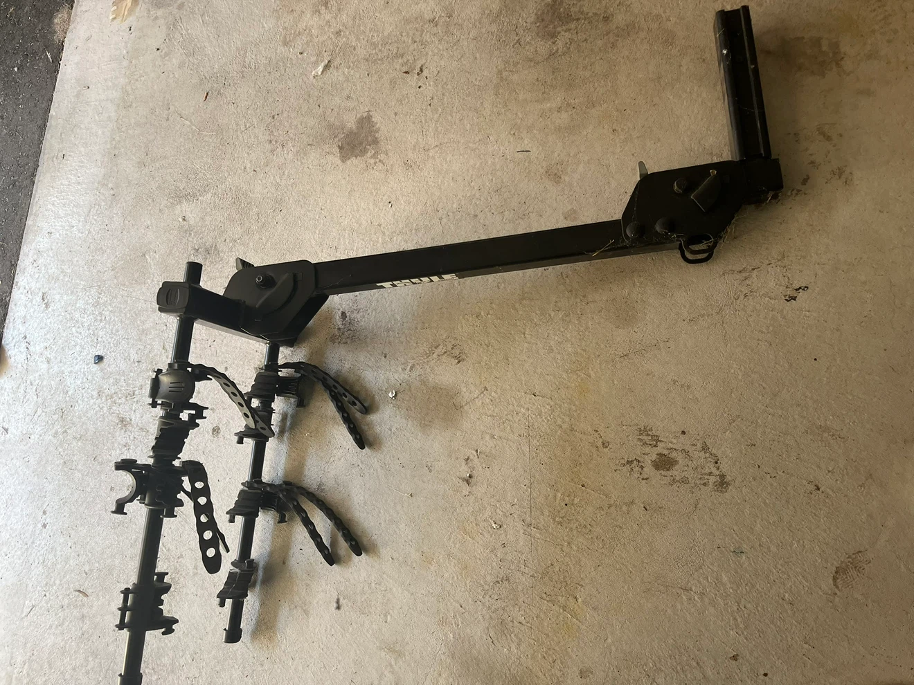 Black Bike Rack Hitch Mount
