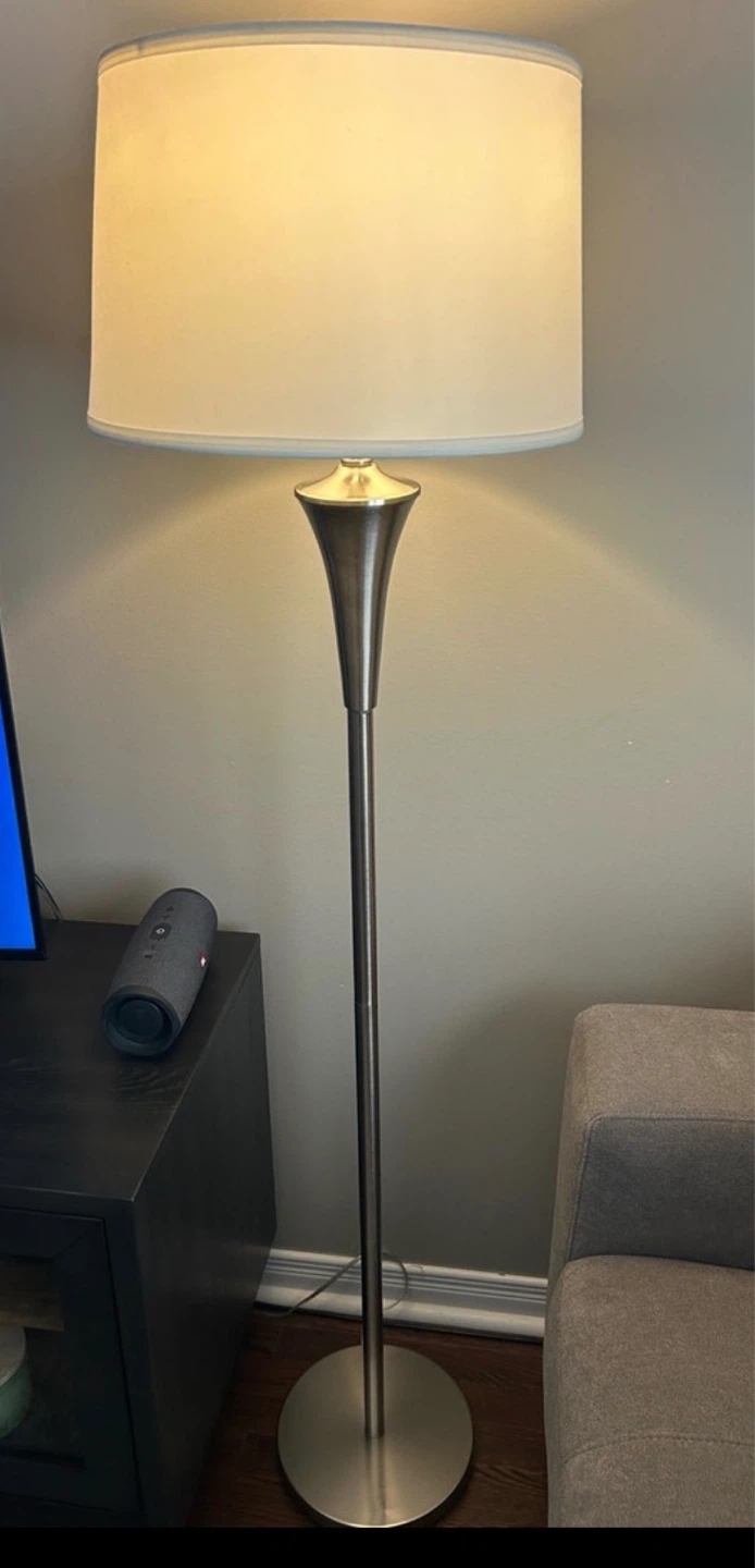 Brushed Nickel lamp set of 3