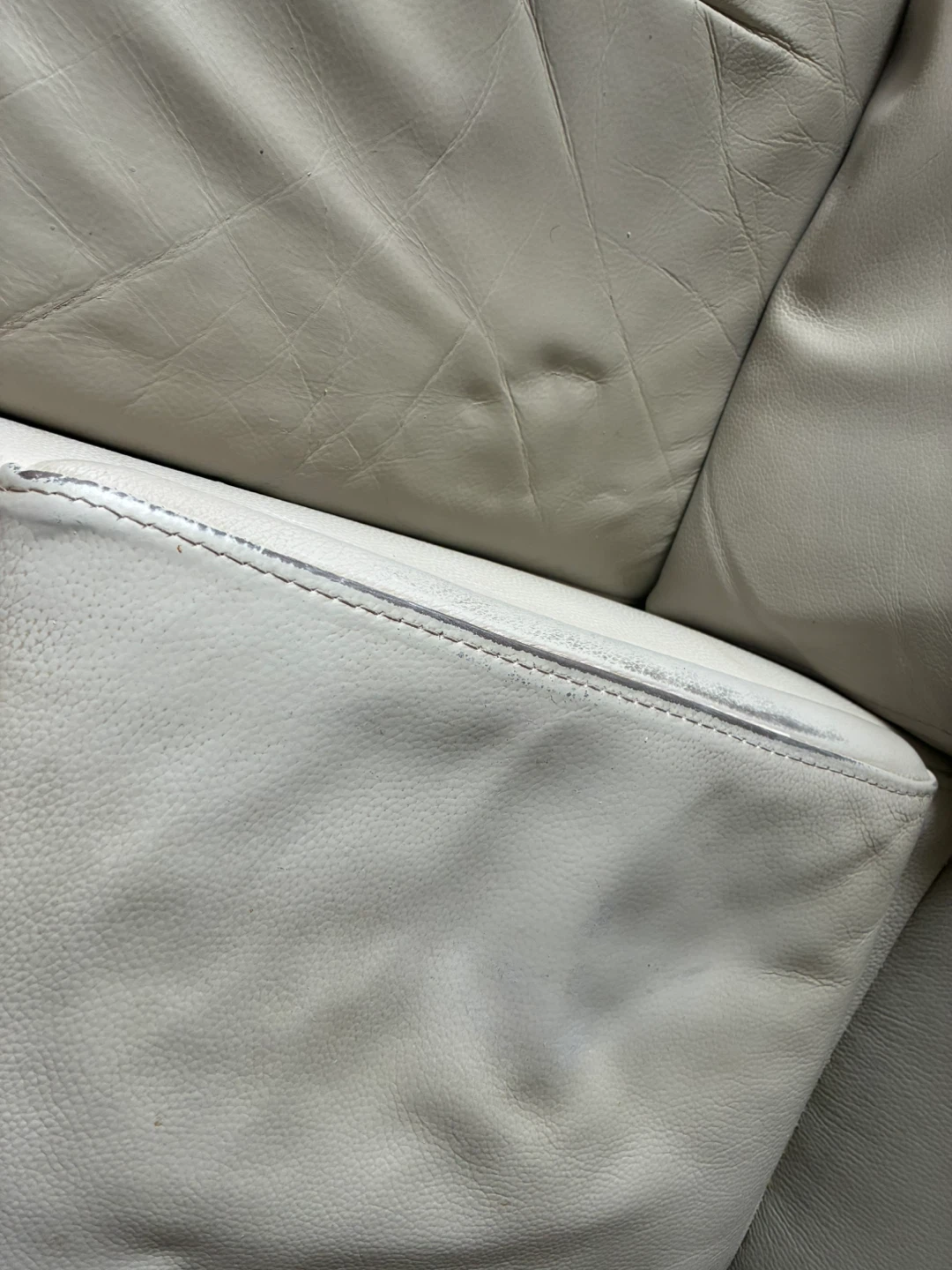 Light Gray Leather Sectional Sofa with Reclining Seats - photo 2