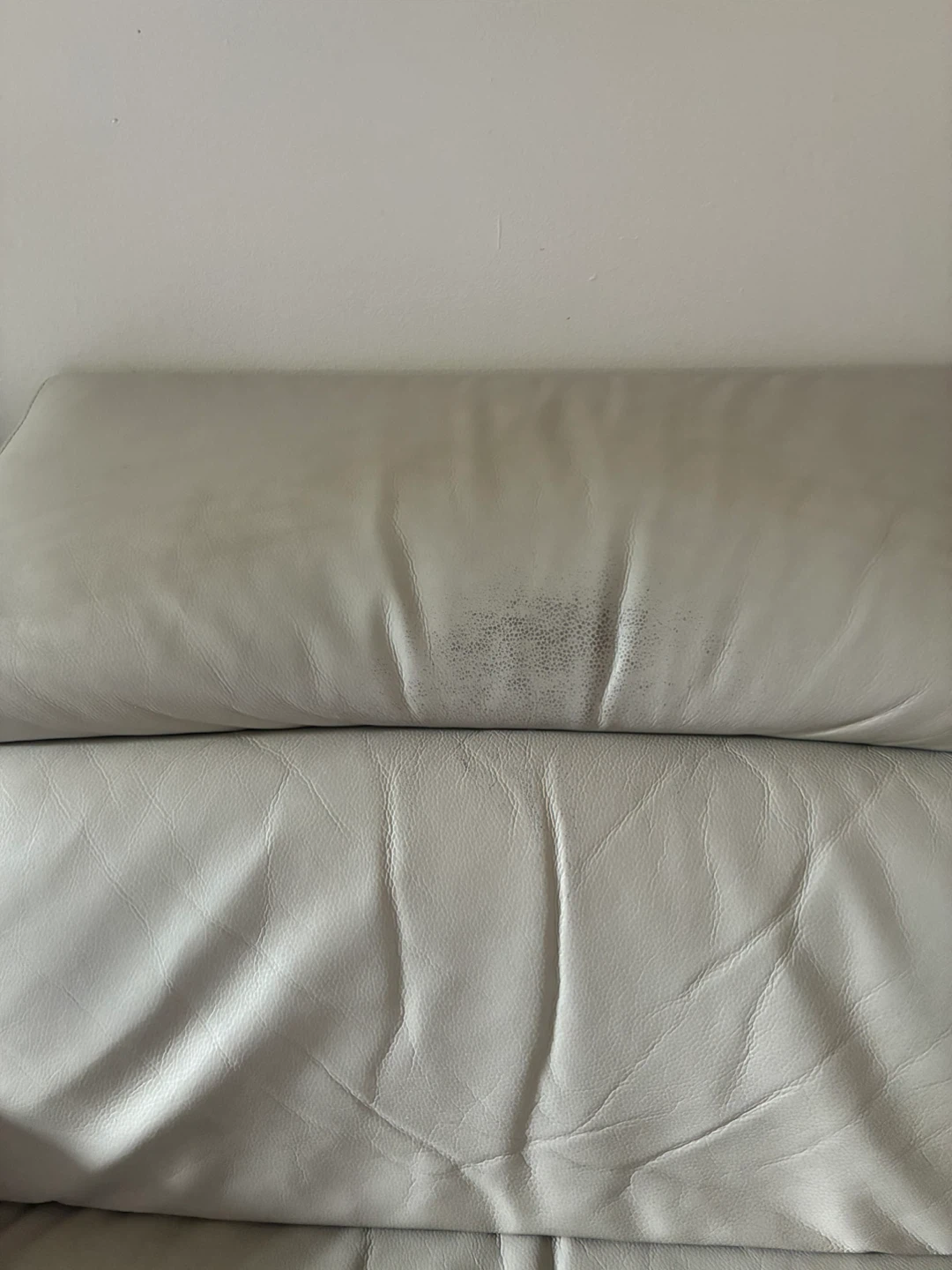Light Gray Leather Sectional Sofa with Reclining Seats - photo 3