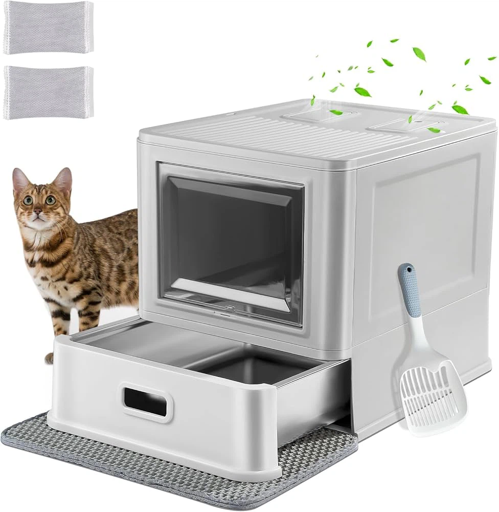 Steel Base Litter Box