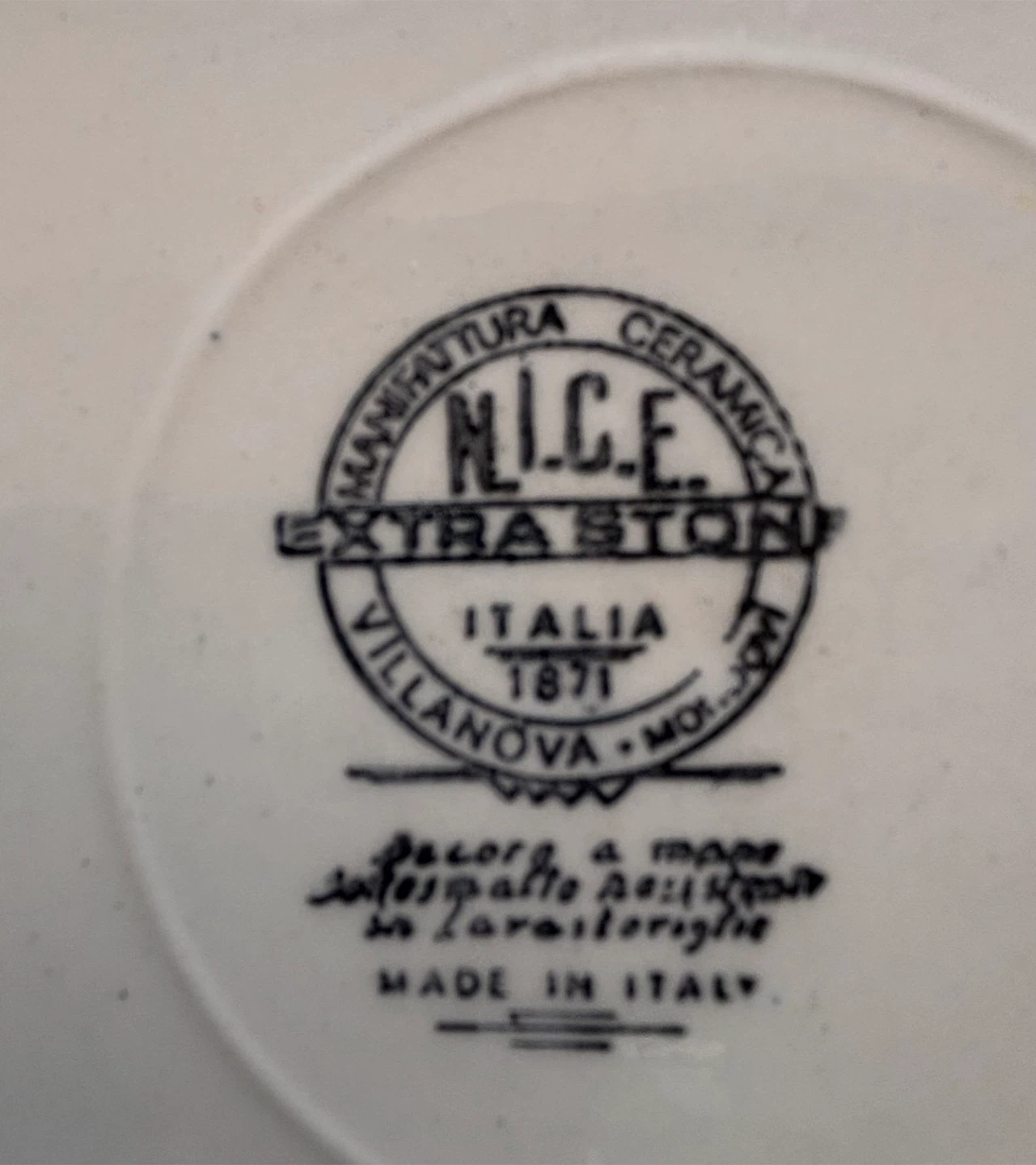 Set of 5 Vintage N.I.C.E. Ceramica Villanova Plates - photo 3