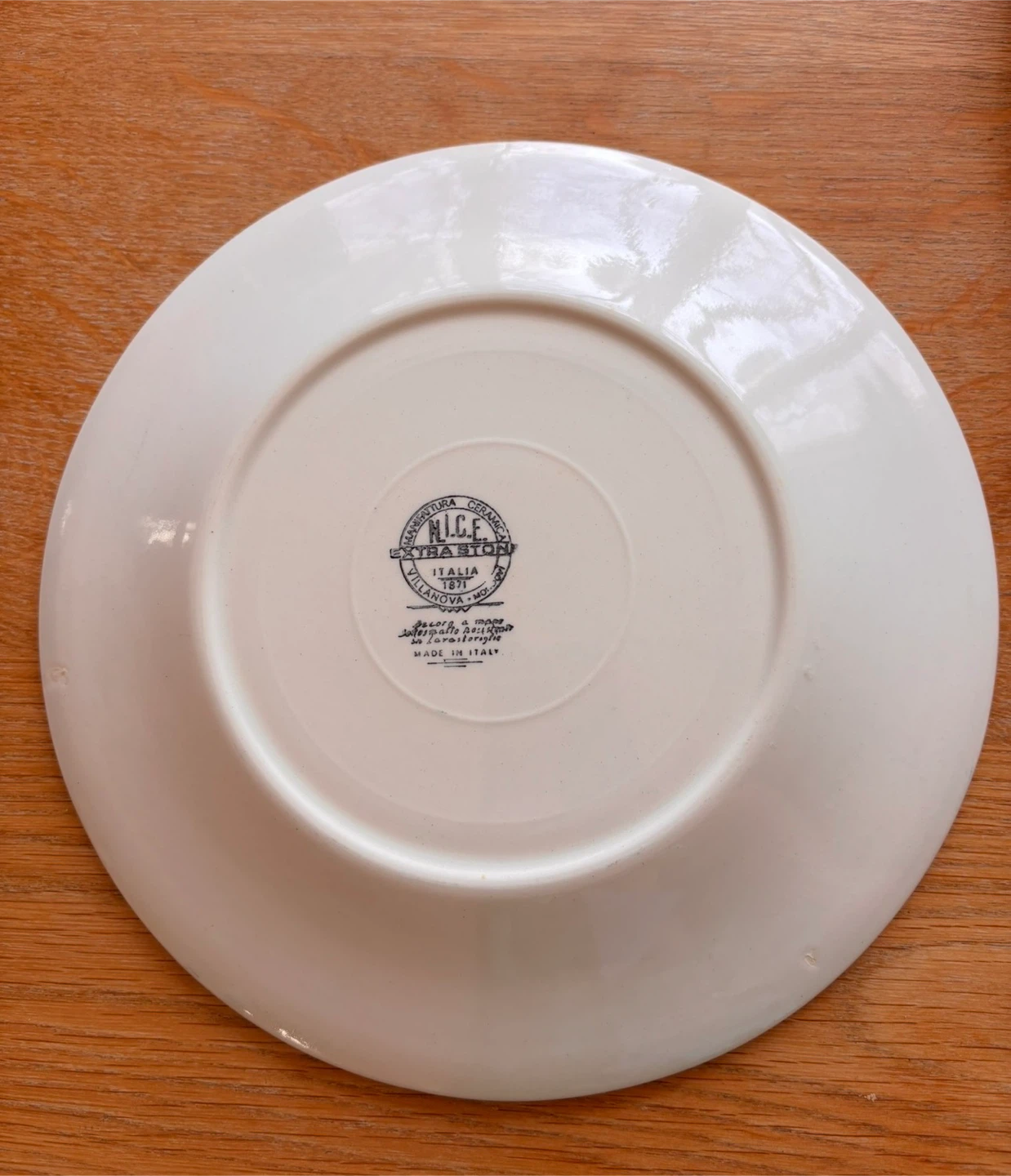 Set of 5 Vintage N.I.C.E. Ceramica Villanova Plates - photo 4