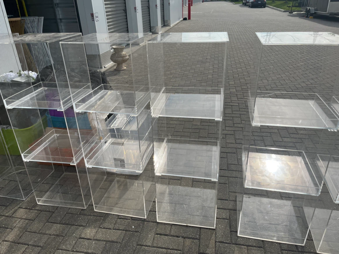 Clear Acrylic Display Shelving Units - photo 2