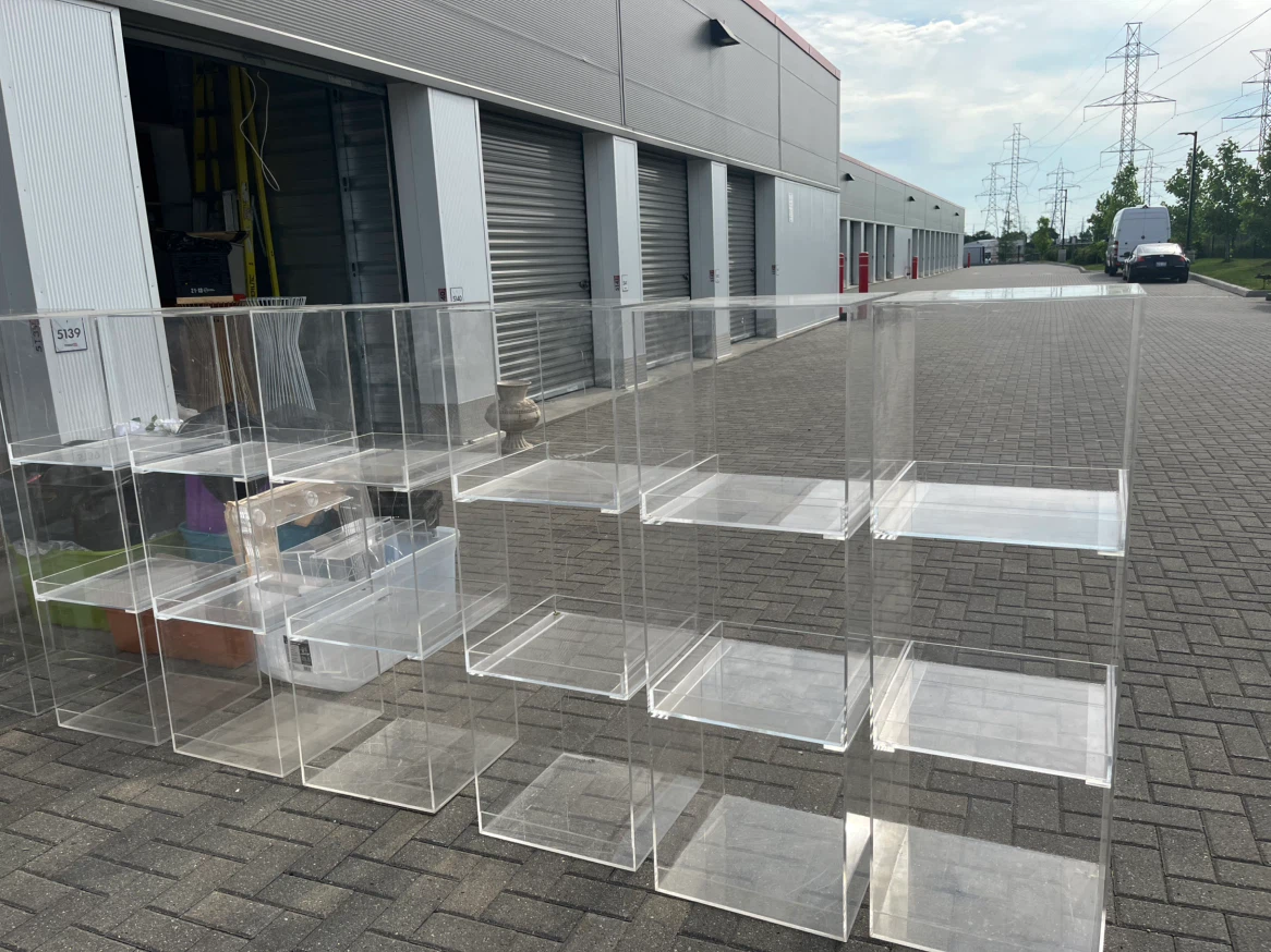 Clear Acrylic Display Shelving Units - photo 3