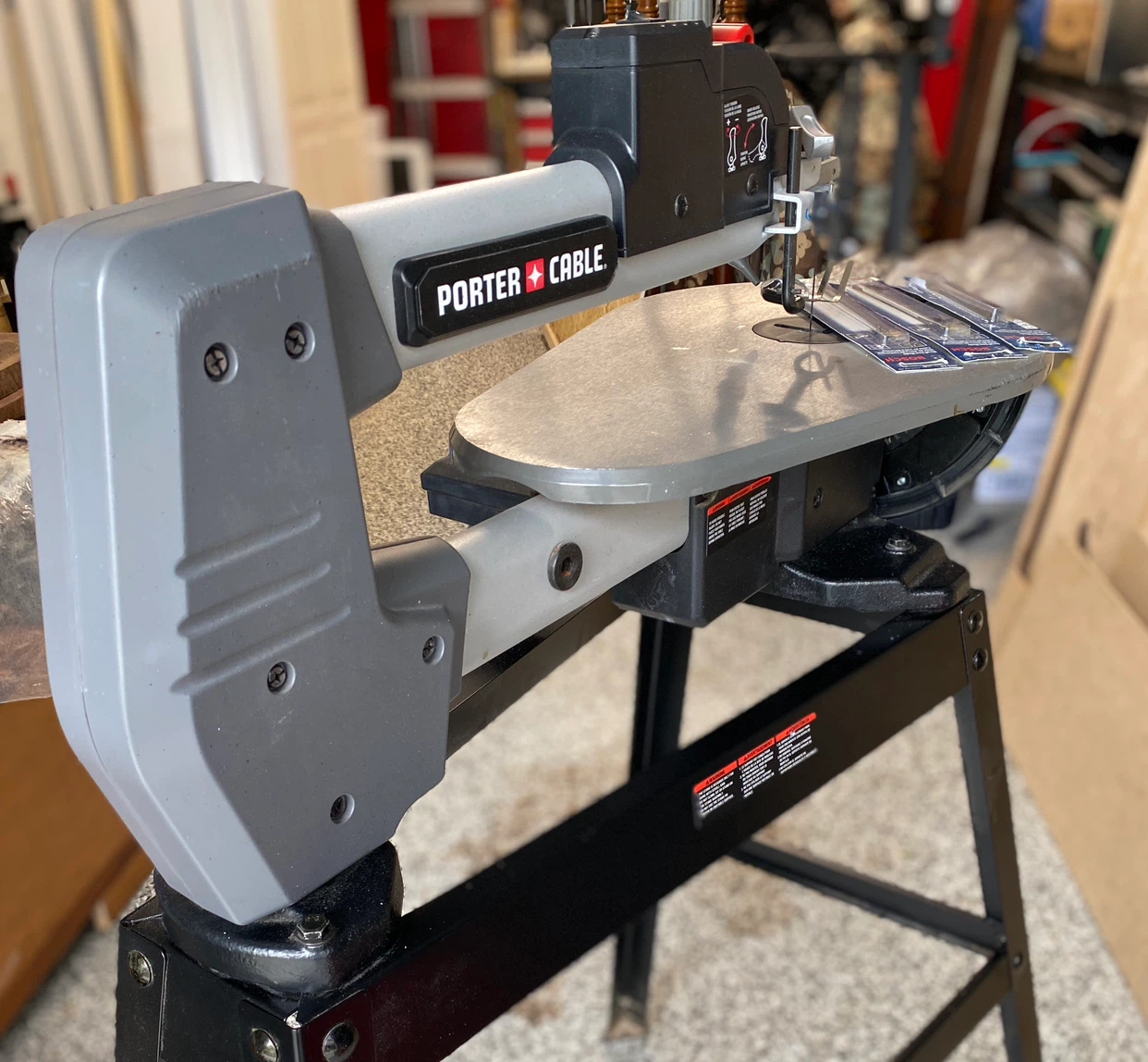 Porter-Cable Scroll Saw with Bosch Blades
