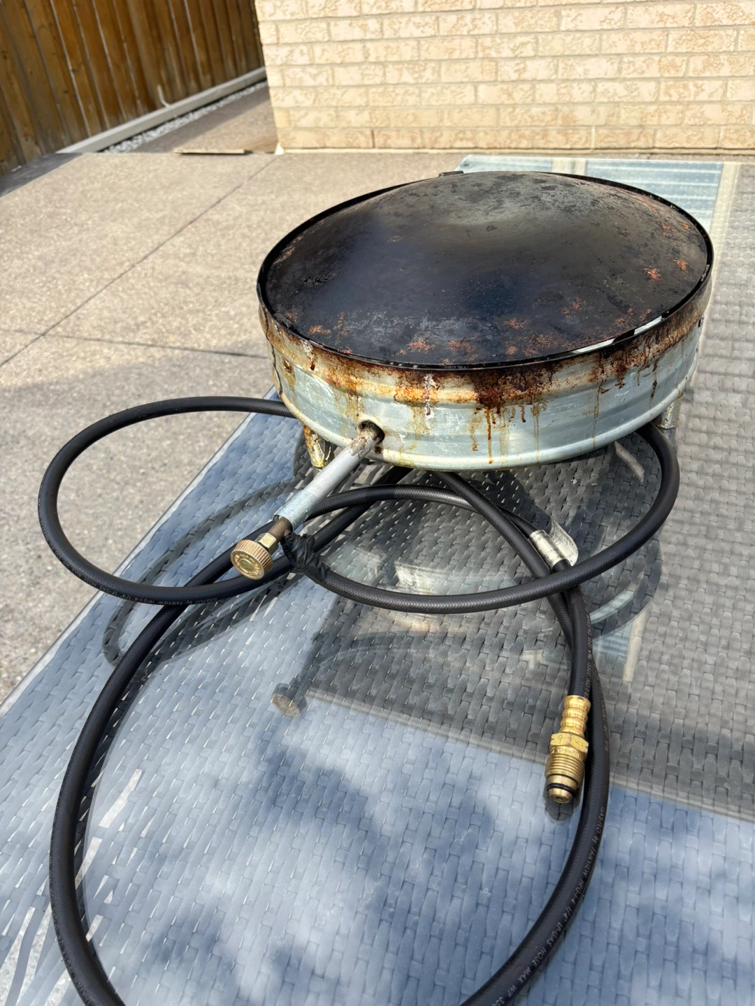 SAJ Gas (Propane) Bread Pan – Middle Eastern Style
