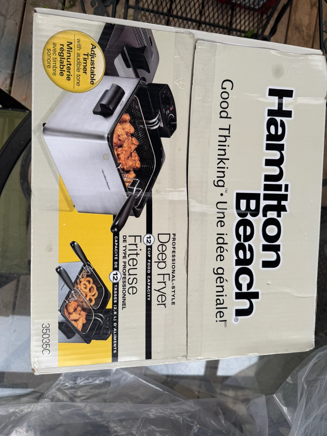 Hamilton Beach Professional Deep Fryer - 12 Cup Capacity