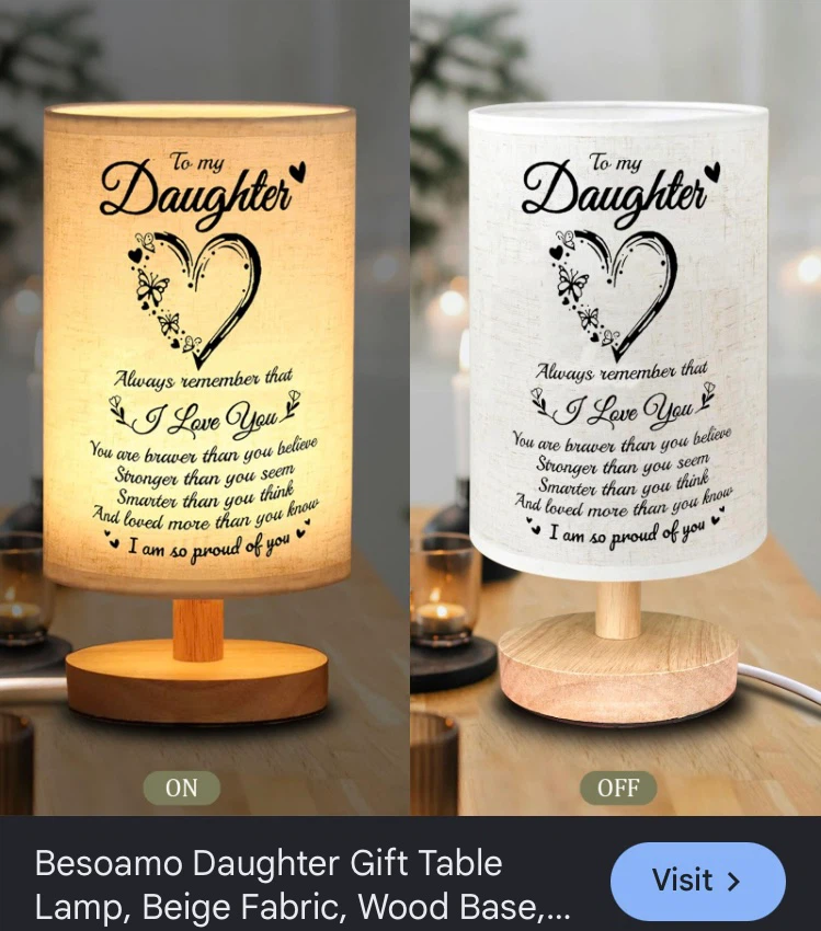 Besmo Daughter Gift Table Lamp - photo 4