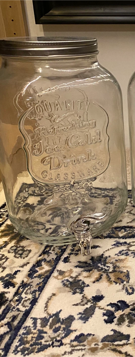 Glass Drink Dispenser with Spigot - photo 2