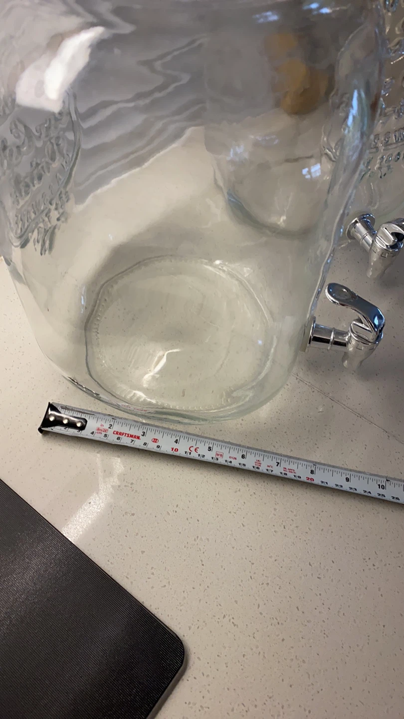 Glass Drink Dispenser with Spigot - photo 5