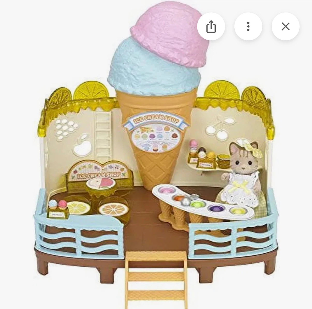 Calico Critters Ice Cream Shop Playset
