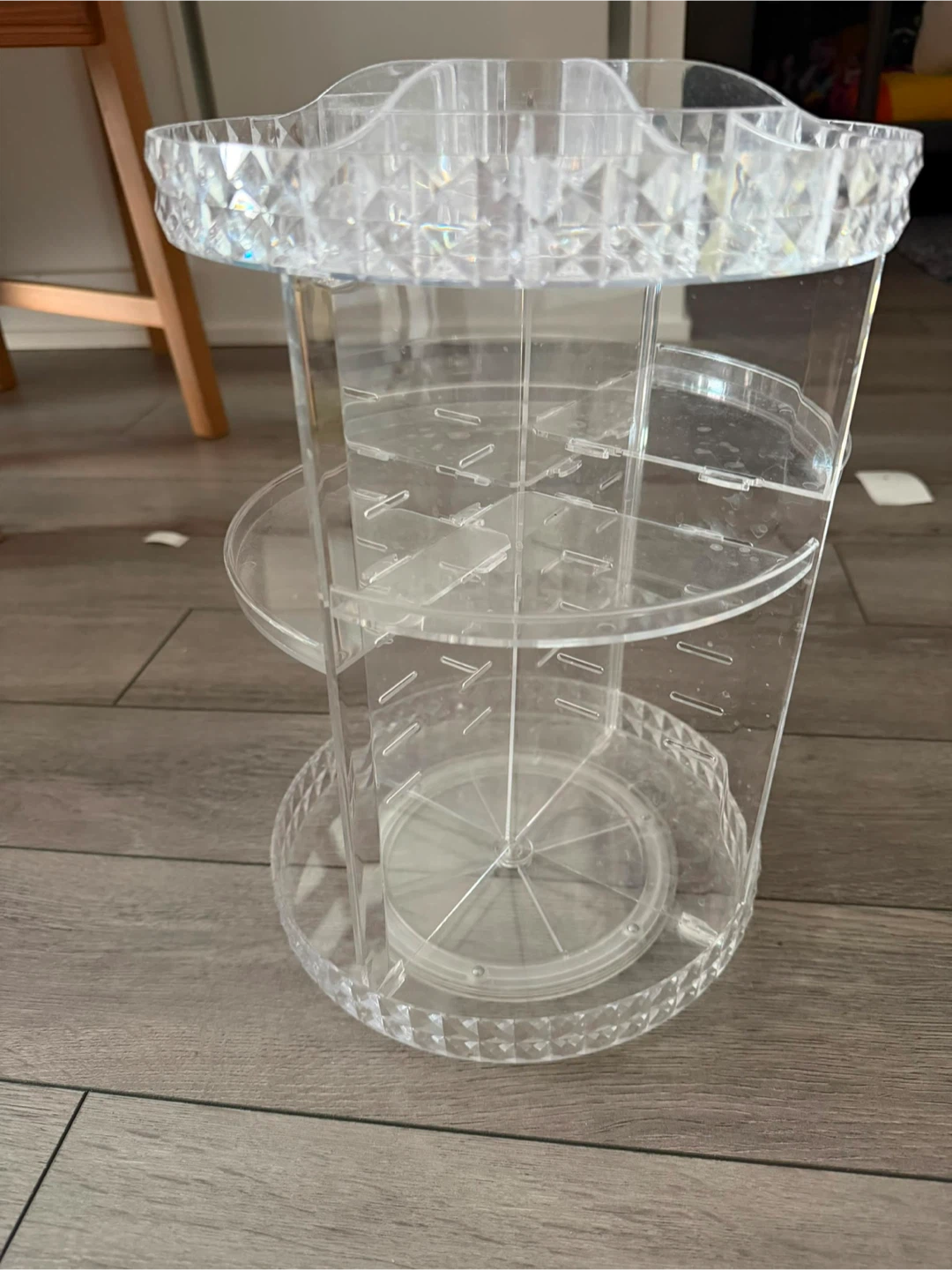Clear Rotating Makeup Organizer