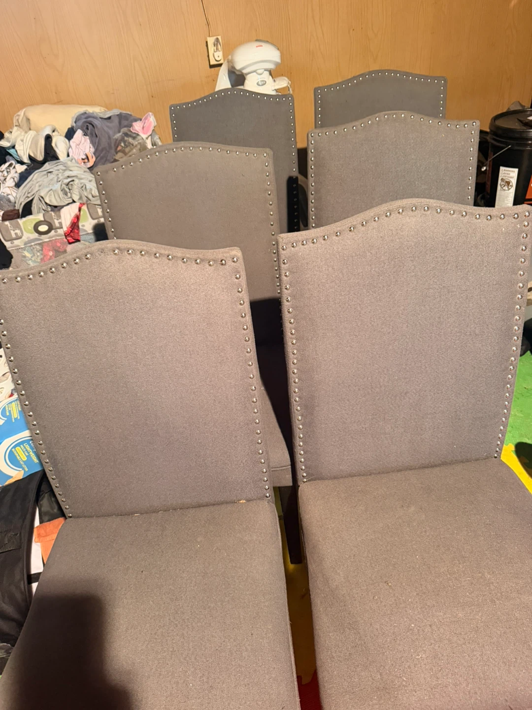 Set of 4 Upholstered Dining Chairs