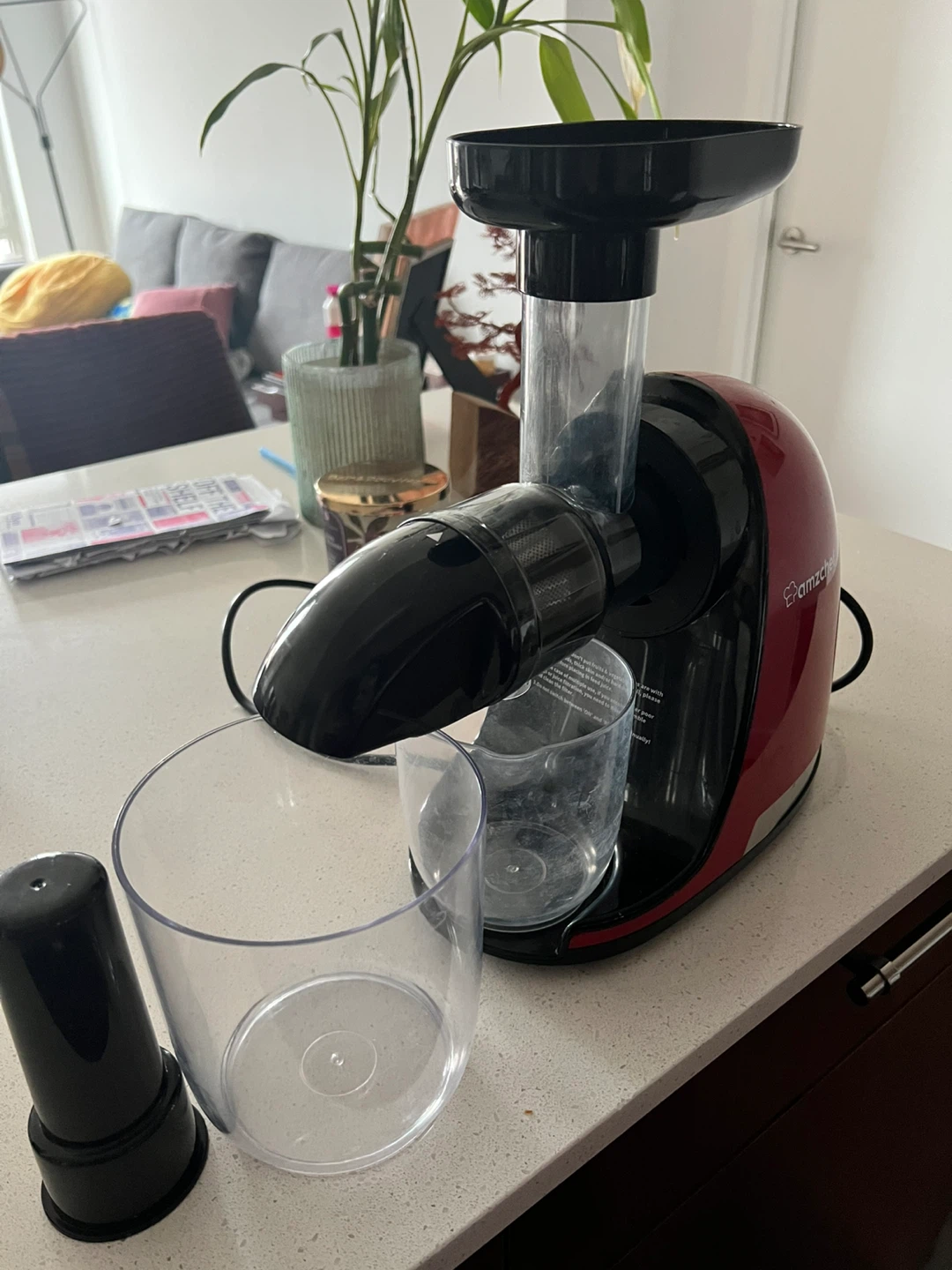 Amzchef Slow Juicer - Red - photo 3