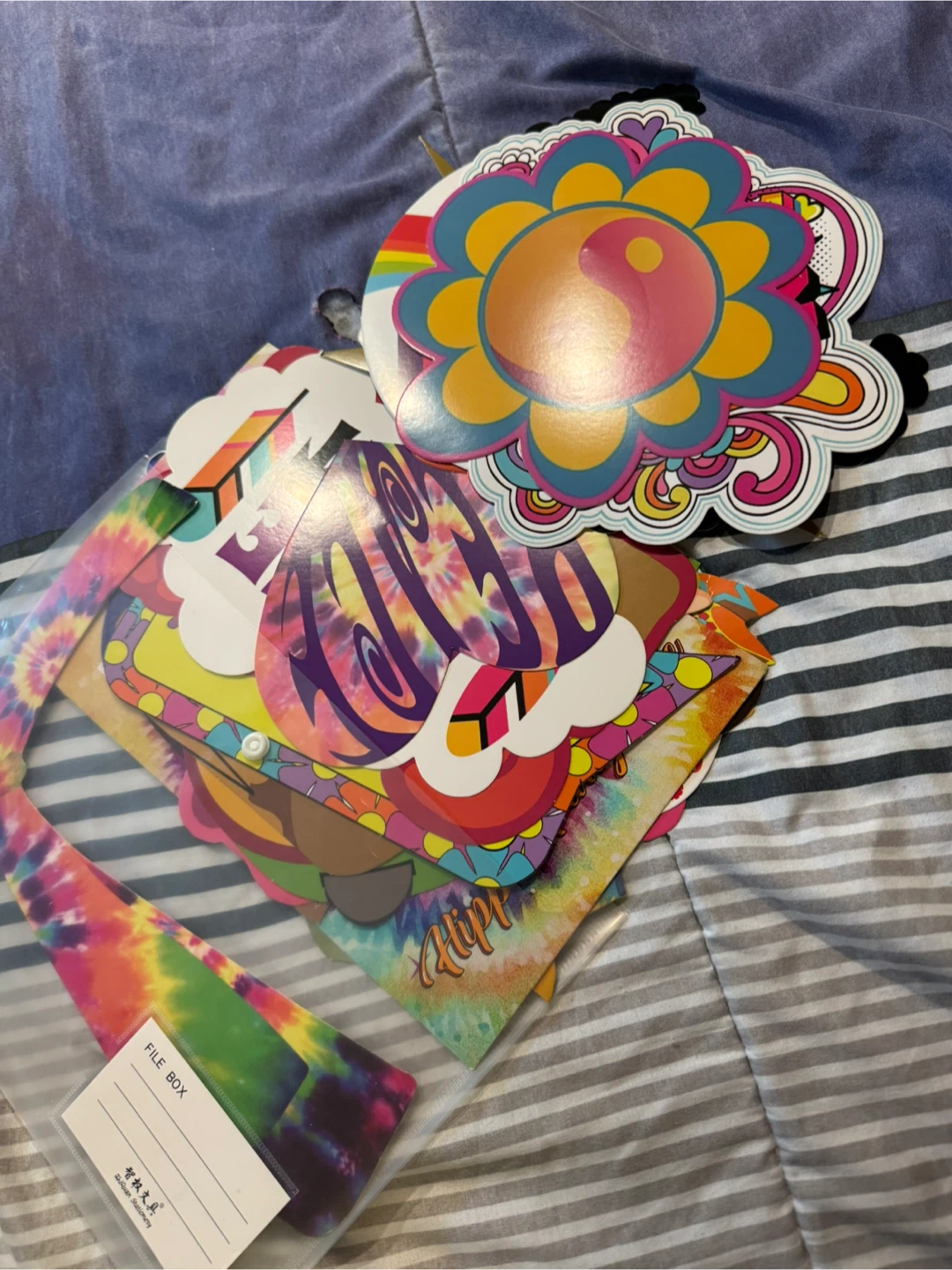 70s/Hippie Retro Groovy Birthday Party Decorations - photo 2